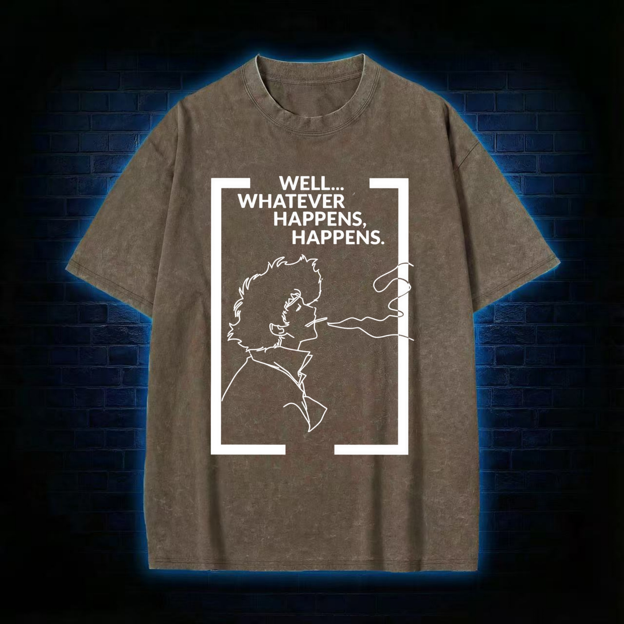 Whatever Happens Happens Washed T-shirt