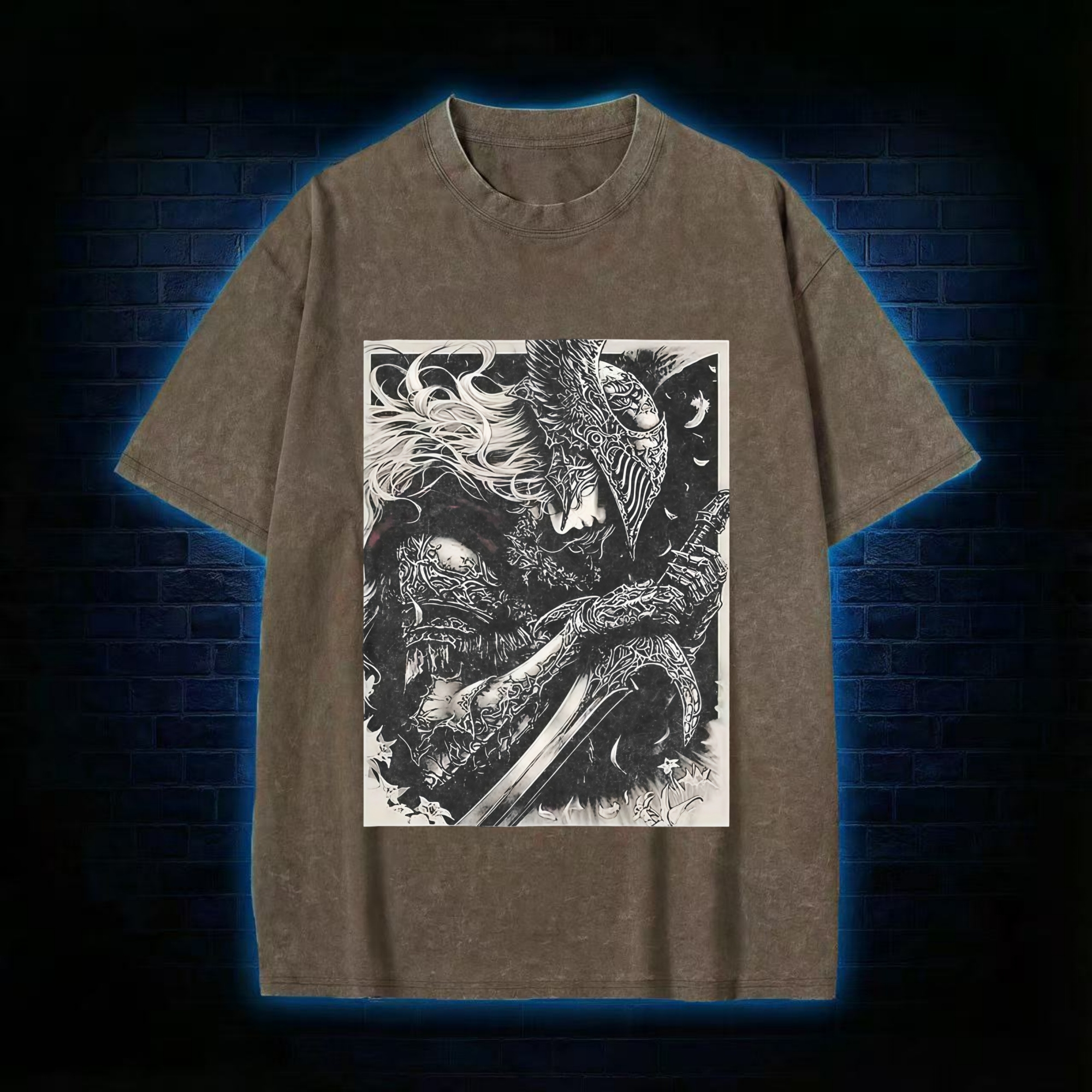 I Have Never Known Defeat Washed T-shirt