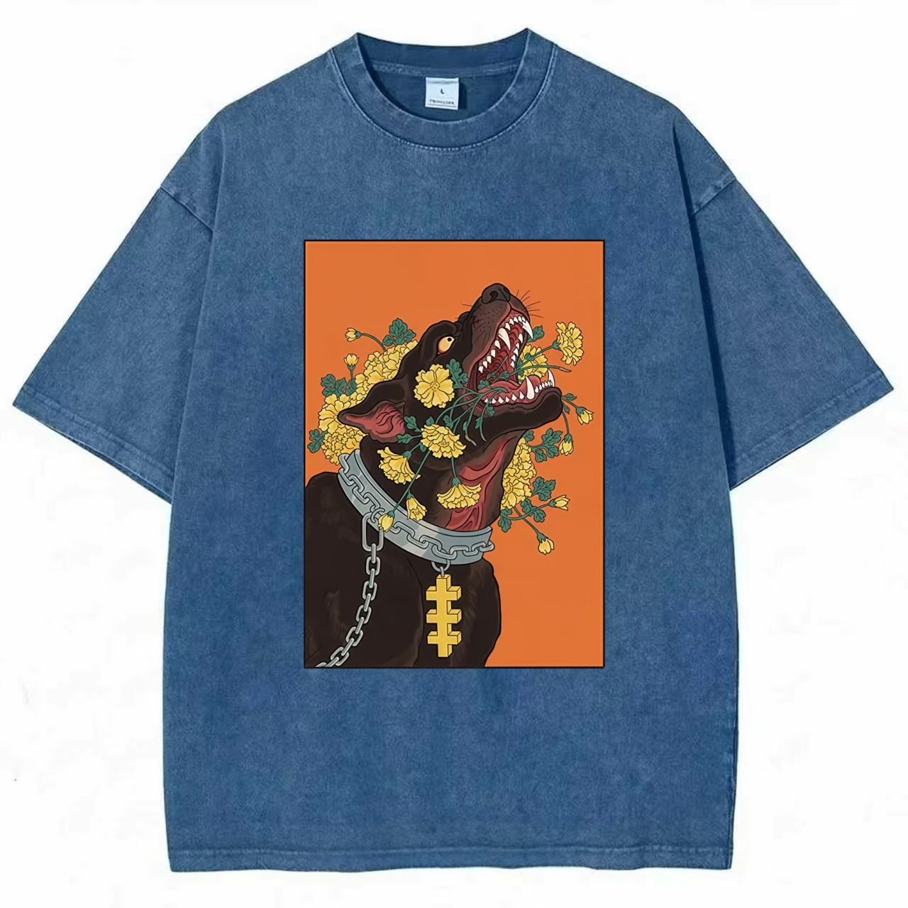 Tokyo-Tiger Hellhound Washed T-Shirt