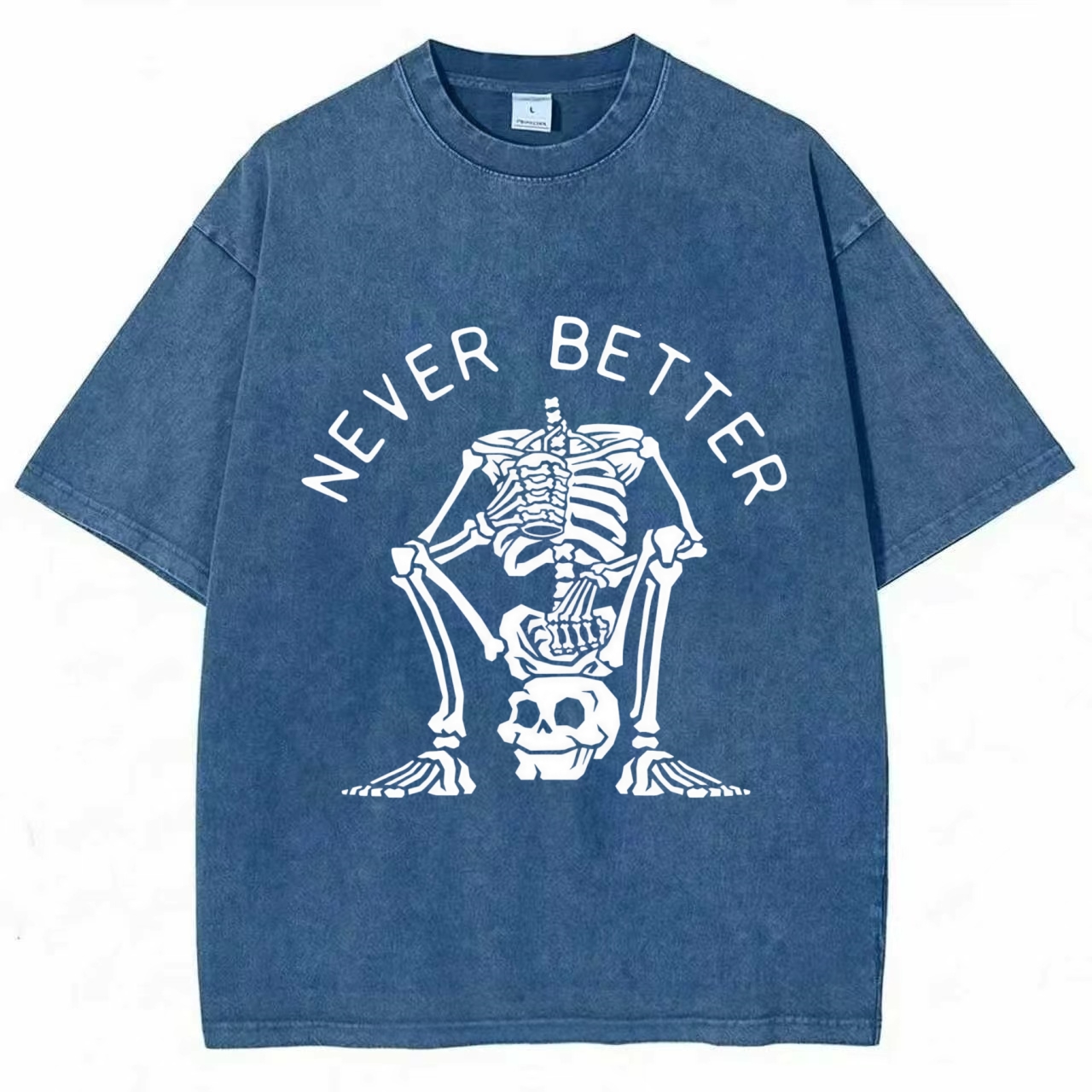 Never Better Graphic Washed T-shirt