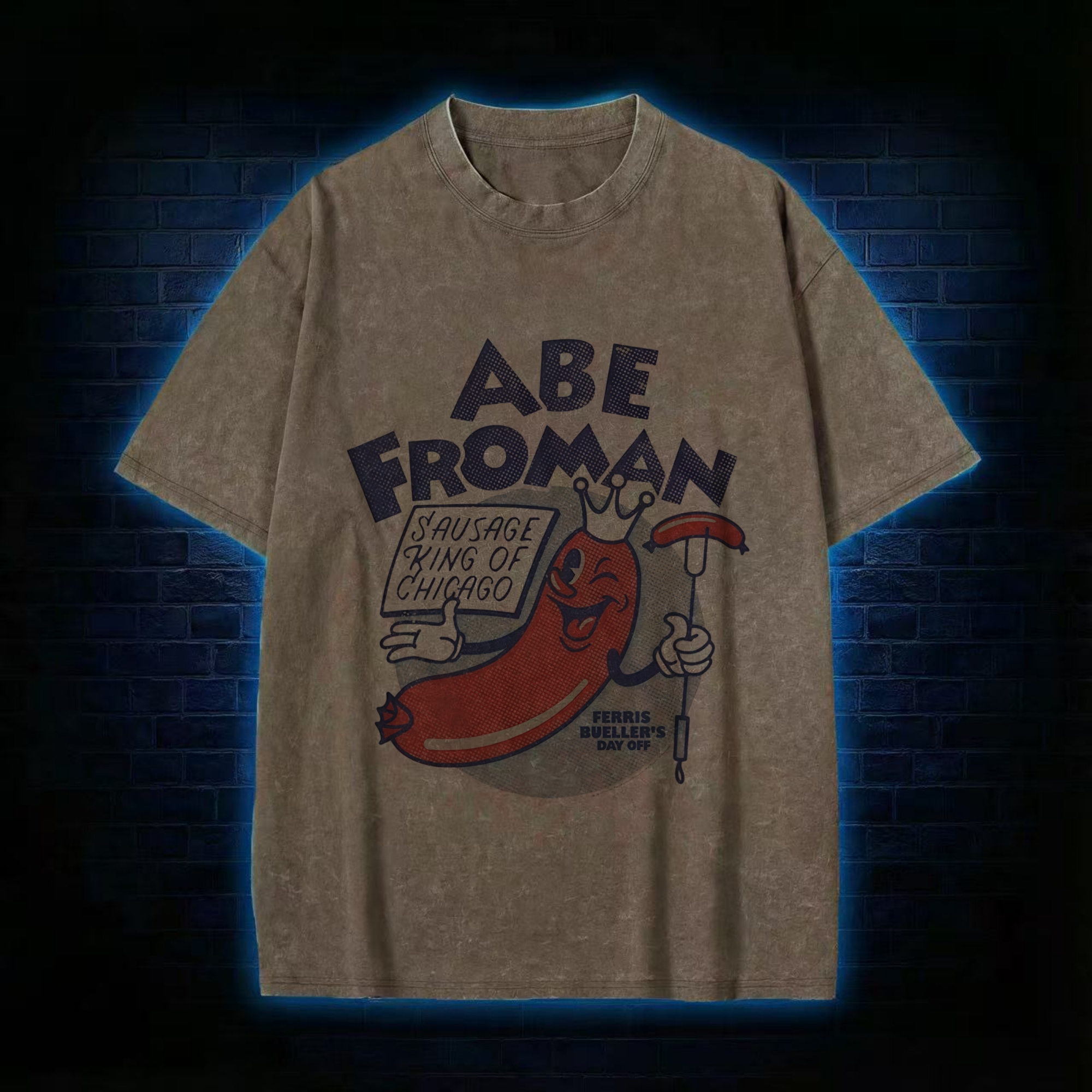 Sausage King Of Chicago Washed T-shirt