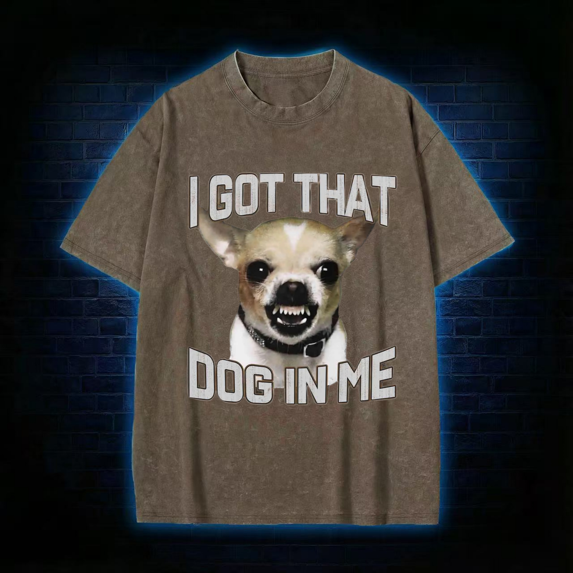 I Got That Dog in Me Washed T-shirt