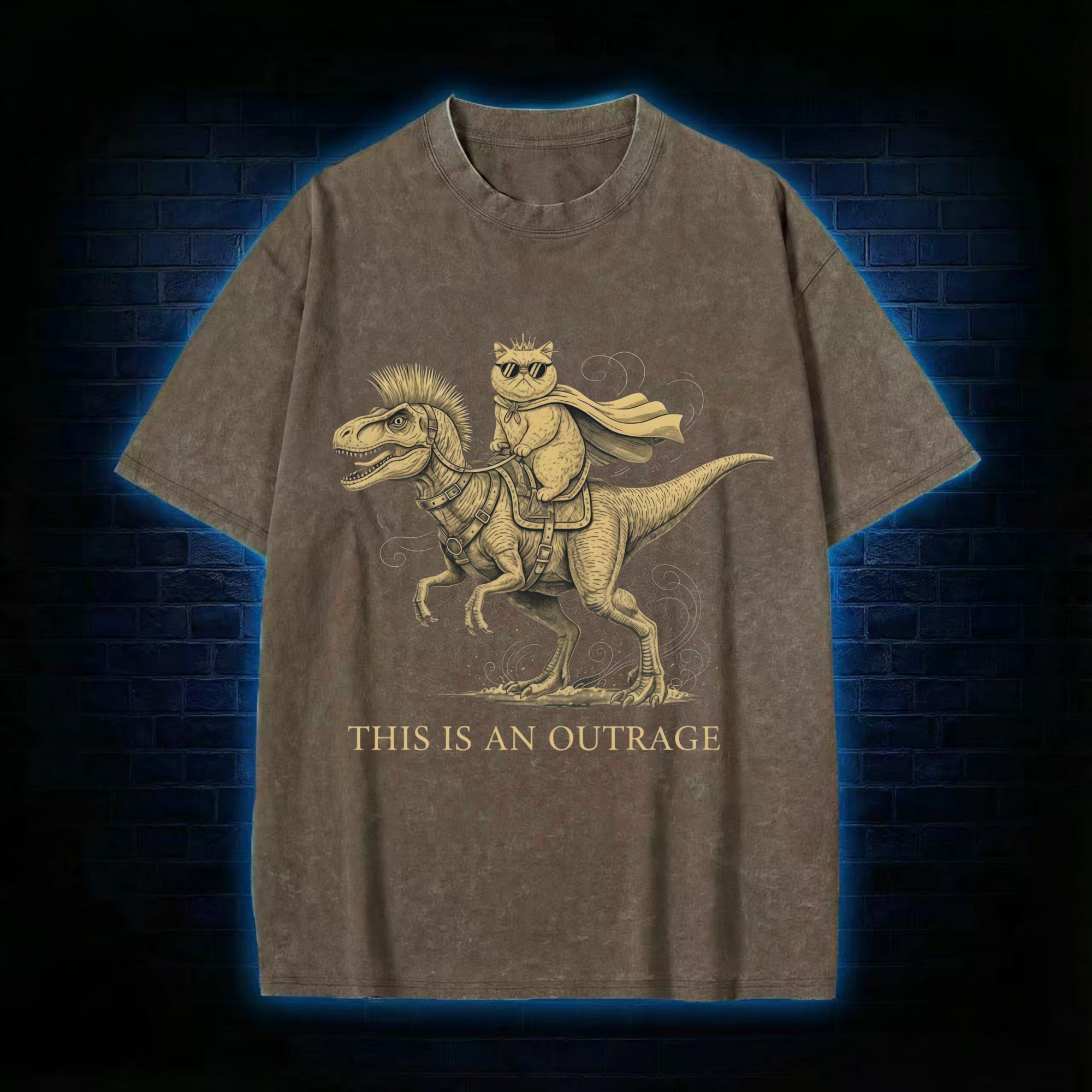 This is an Outrage Washed T-shirt