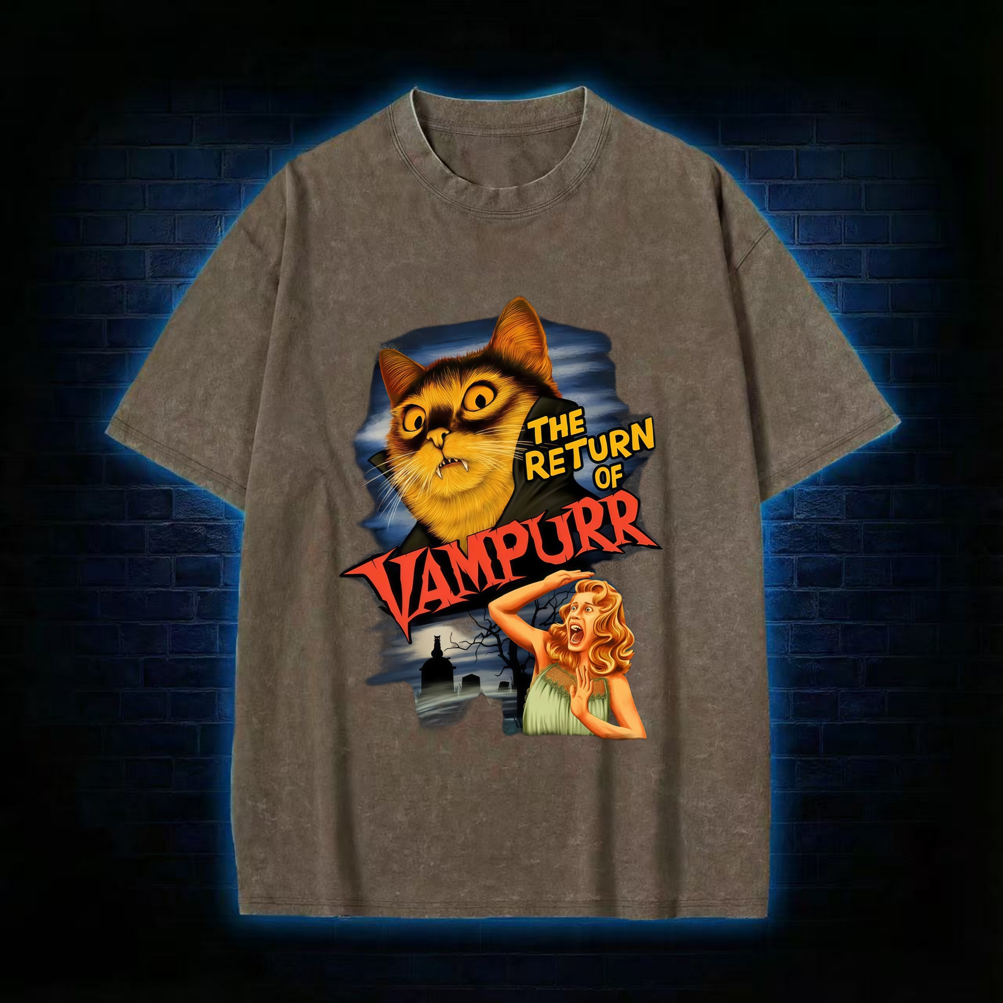 The Return Of Vampurr Washed T-shirt