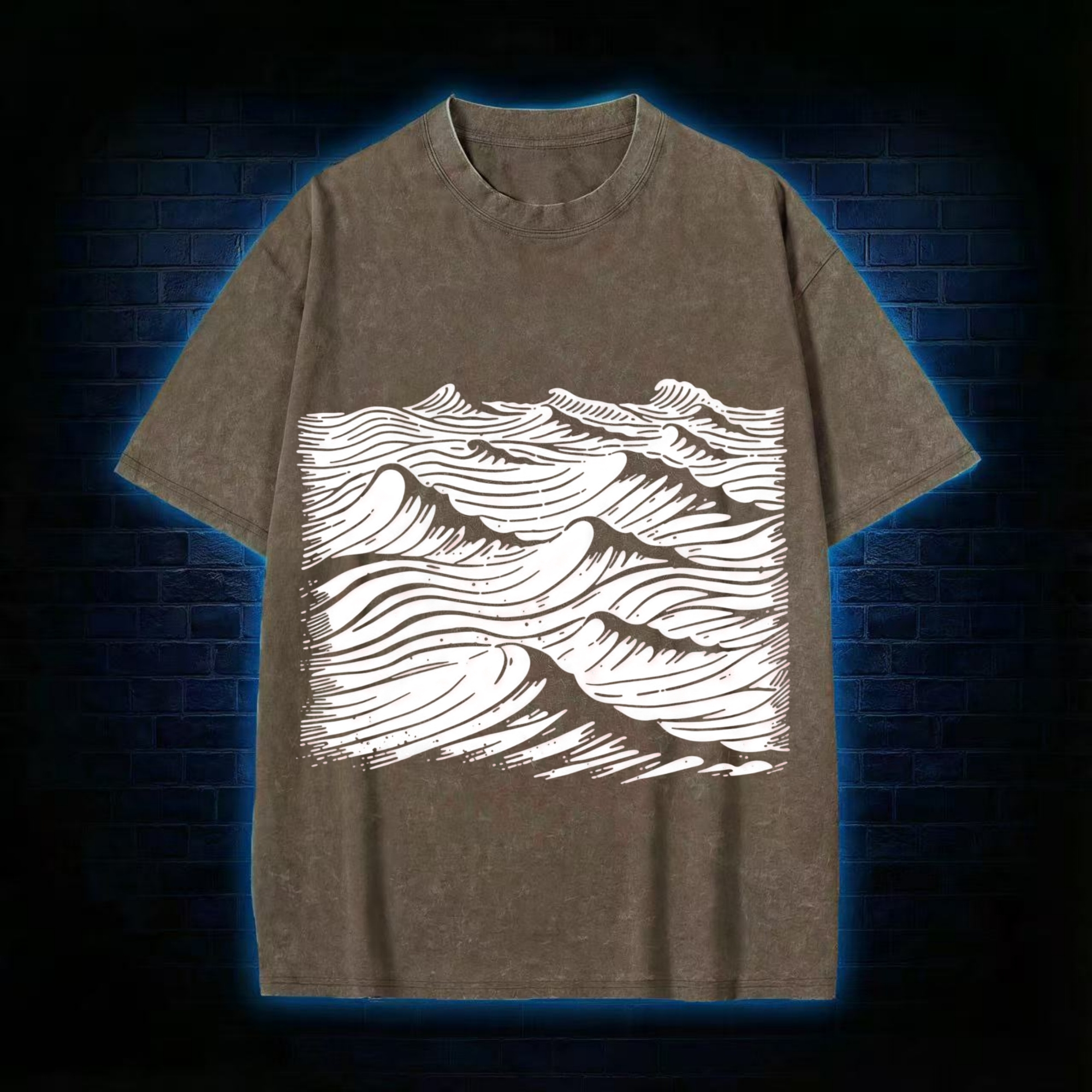 Vintage Ocean Sea Washed T-Shirt