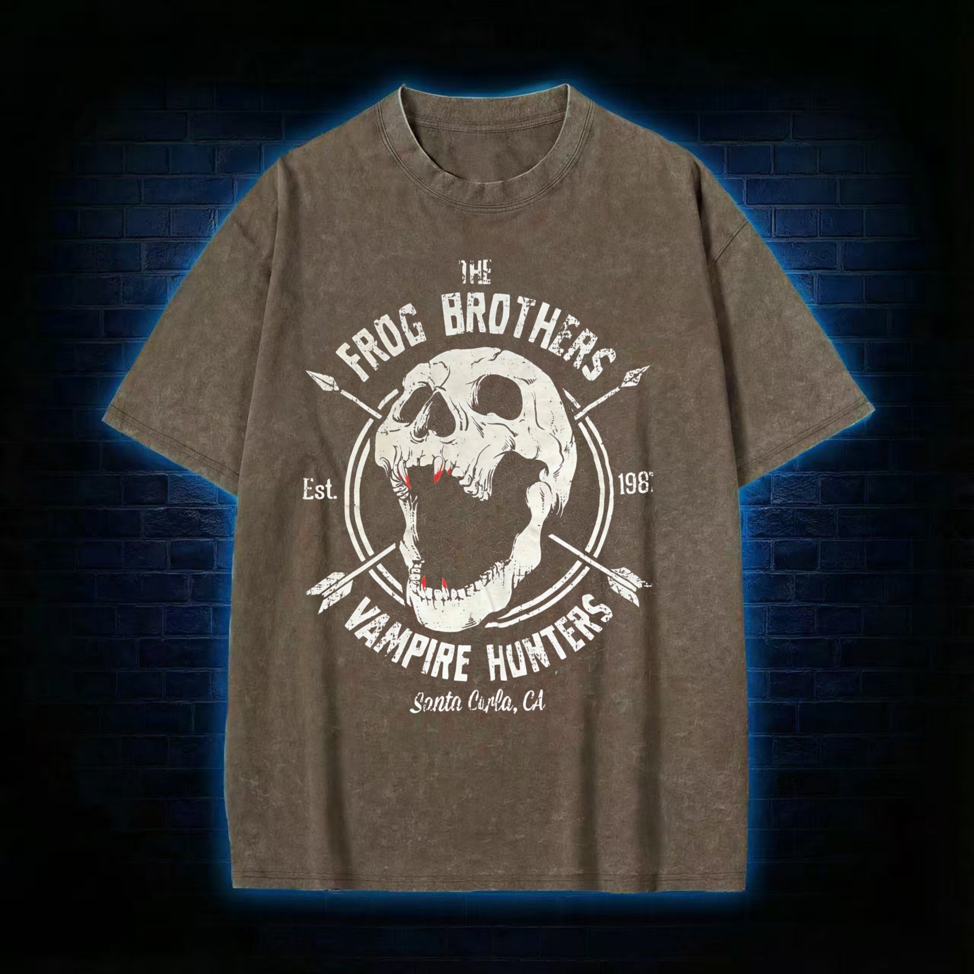 Vampire Hunters Washed T-shirt