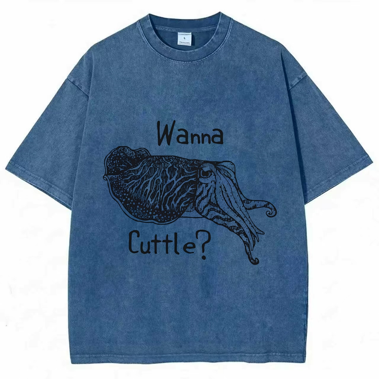 Wanna Cuttle Washed T-shirt