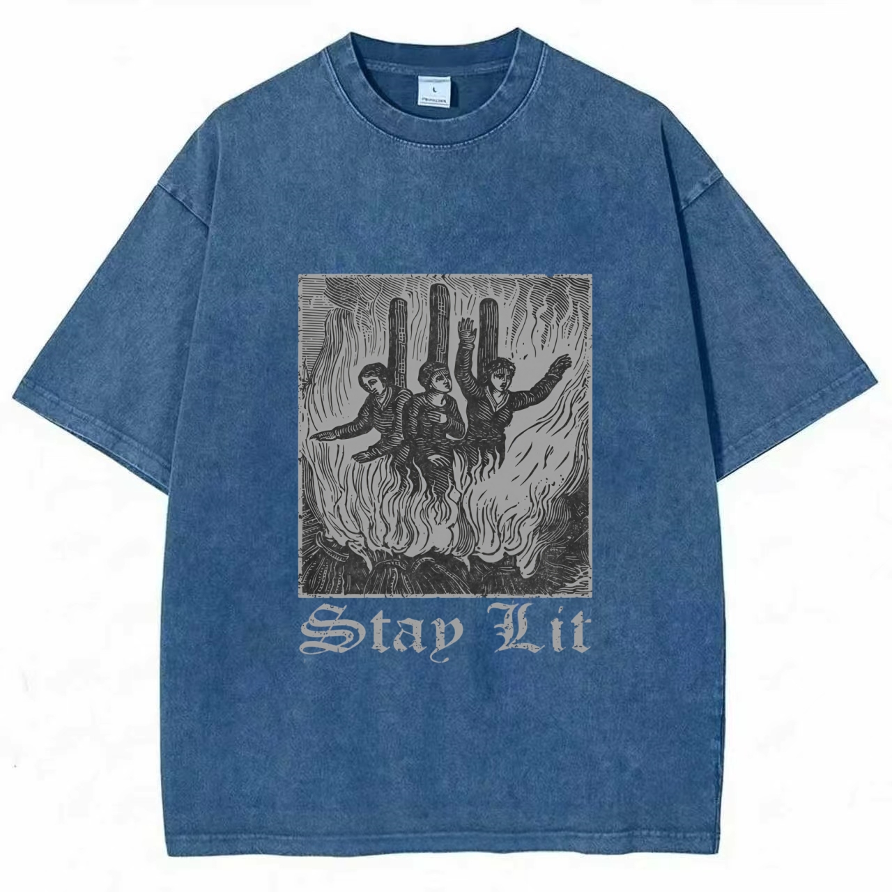 Stay Lit Washed T-shirt