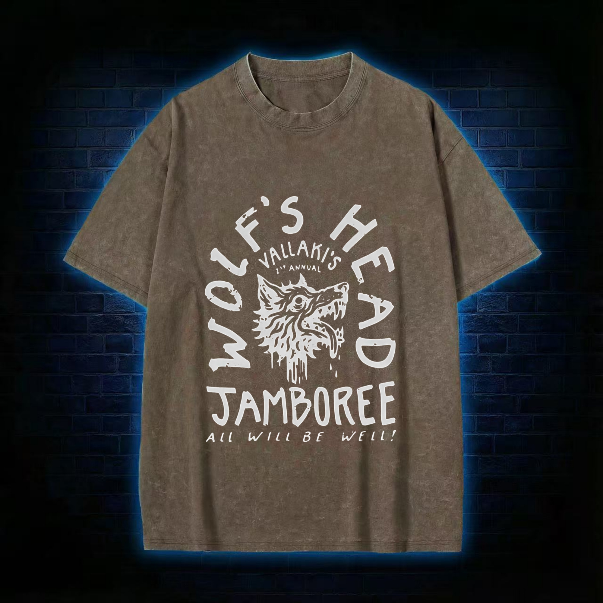 Wolf's Head Jamboree Washed T-shirt