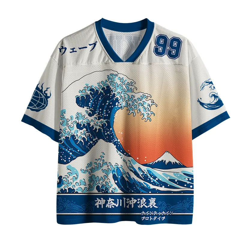  The Great Wave Japanese Art Mesh Jersey