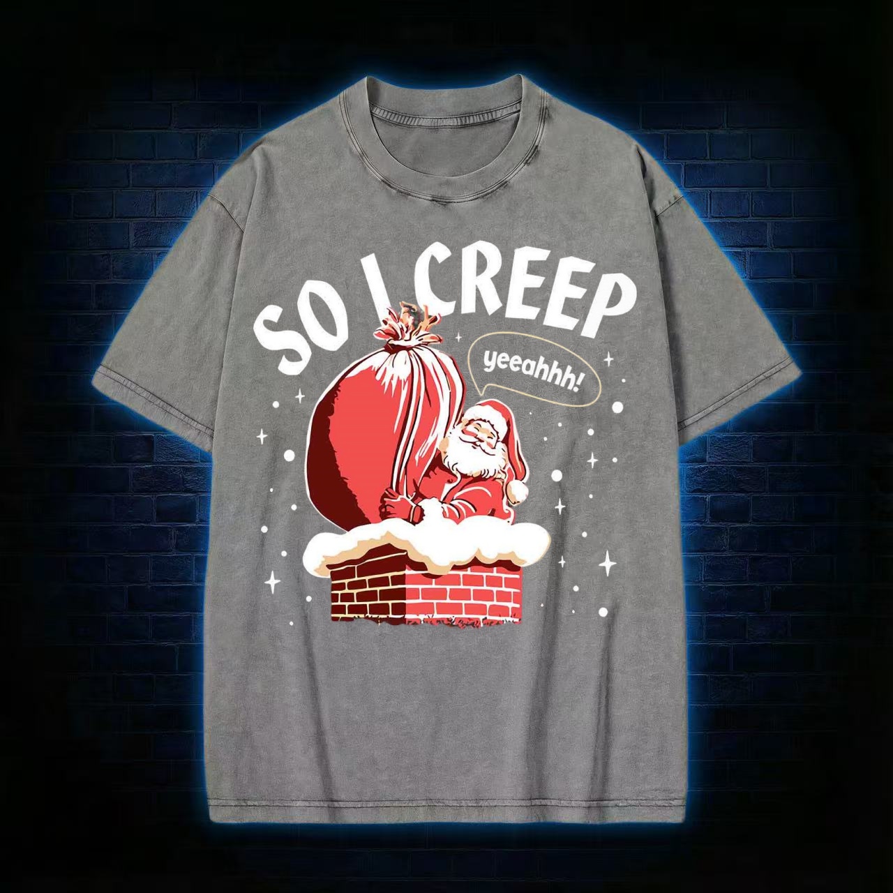 So I Creep Washed T-shirt