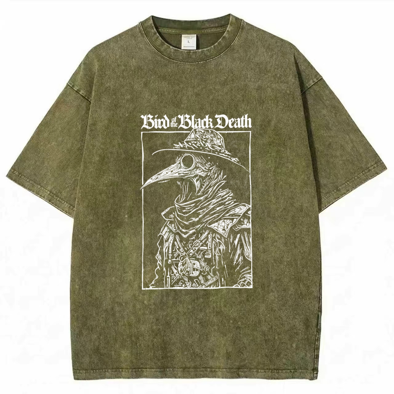 Bird of The Black Death Washed T-shirt