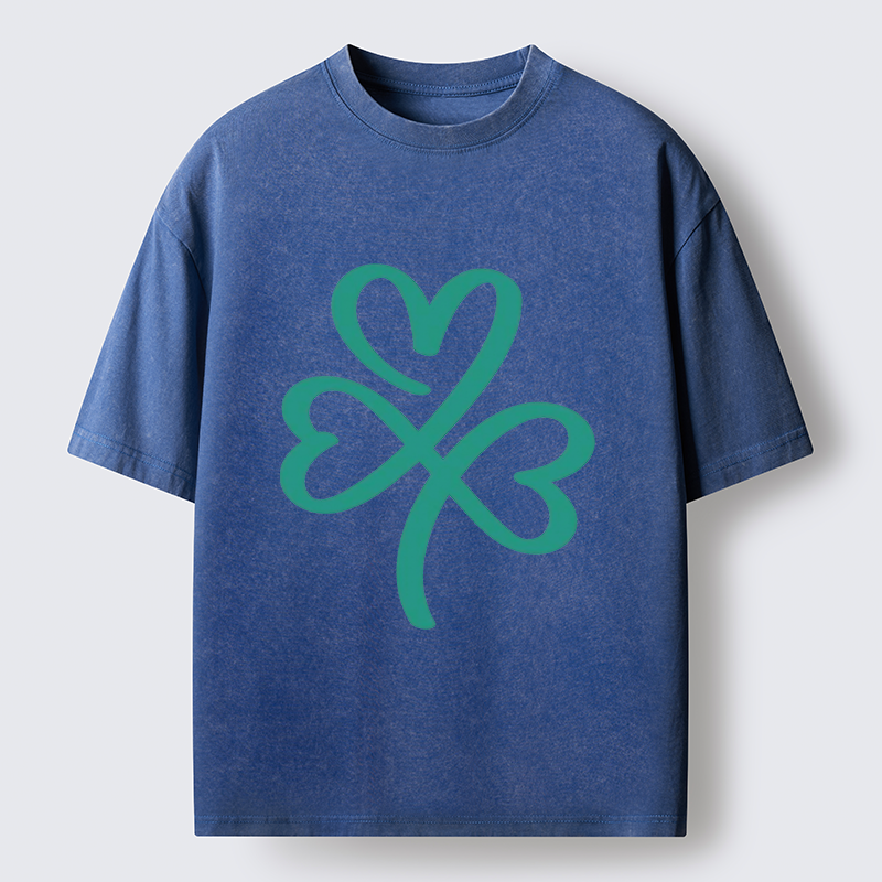  St. Patrick's Day Minimalist Washed T-Shirt