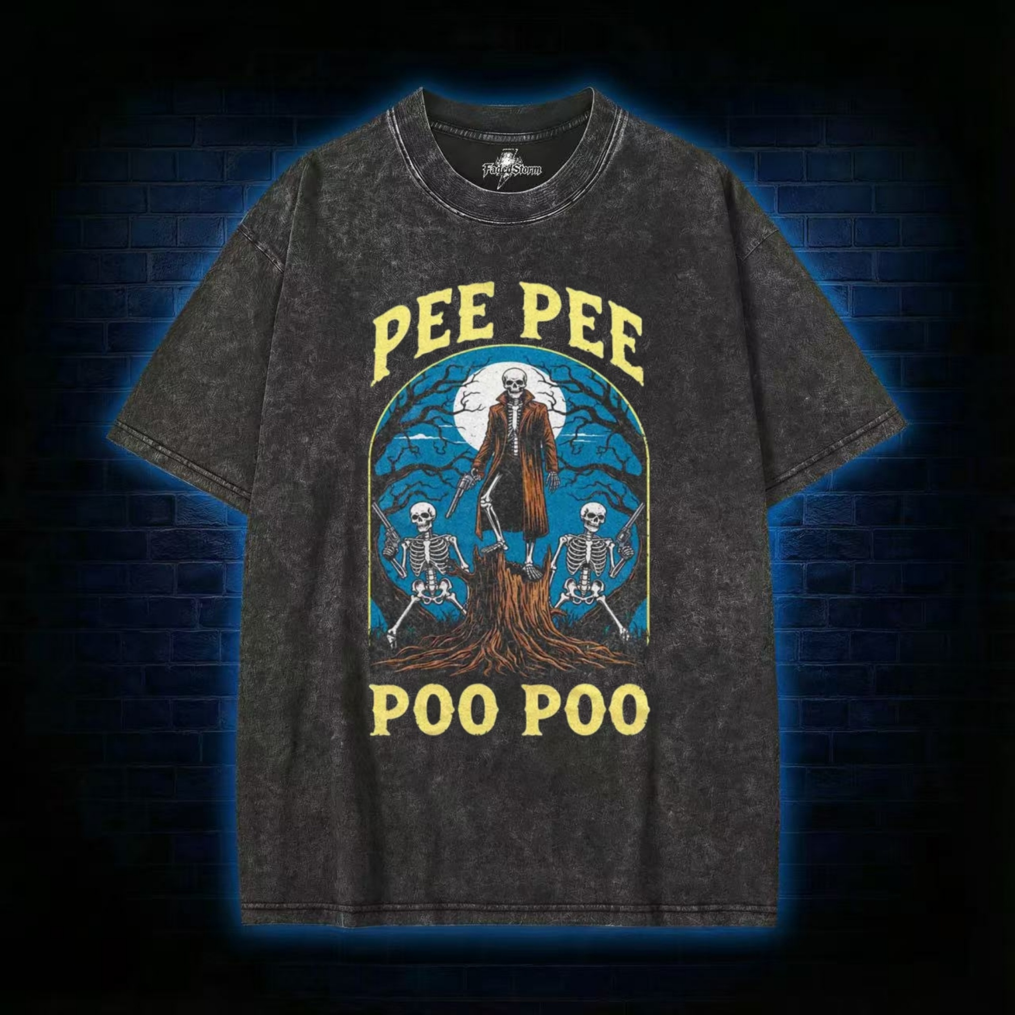 Pee Pee Poo Poo Washed T-shirt