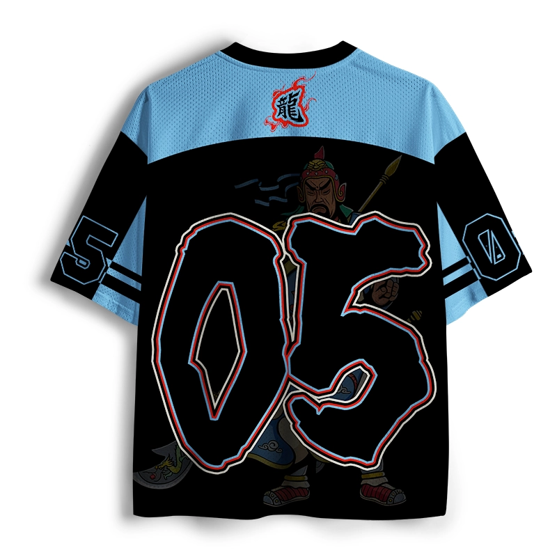  Dragon Lion Traditional Art Mesh Jersey