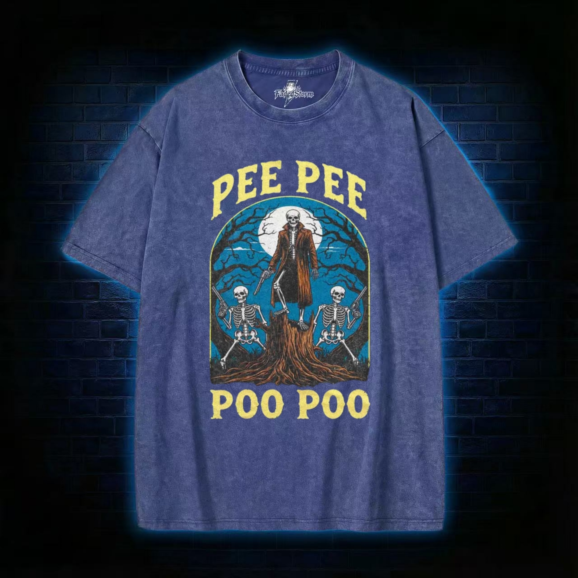 Pee Pee Poo Poo Washed T-shirt