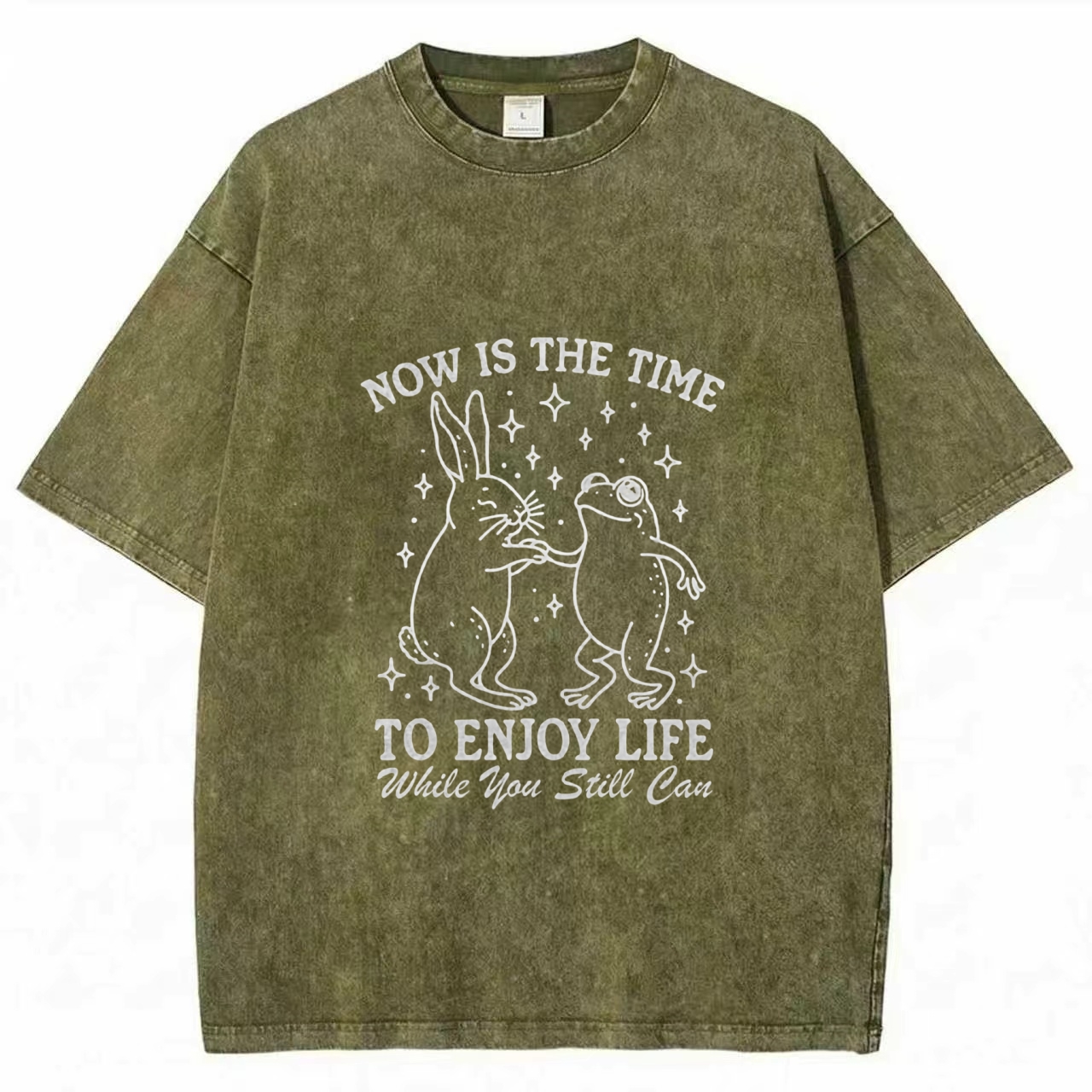 Enjoy Life Now Washed T-shirt