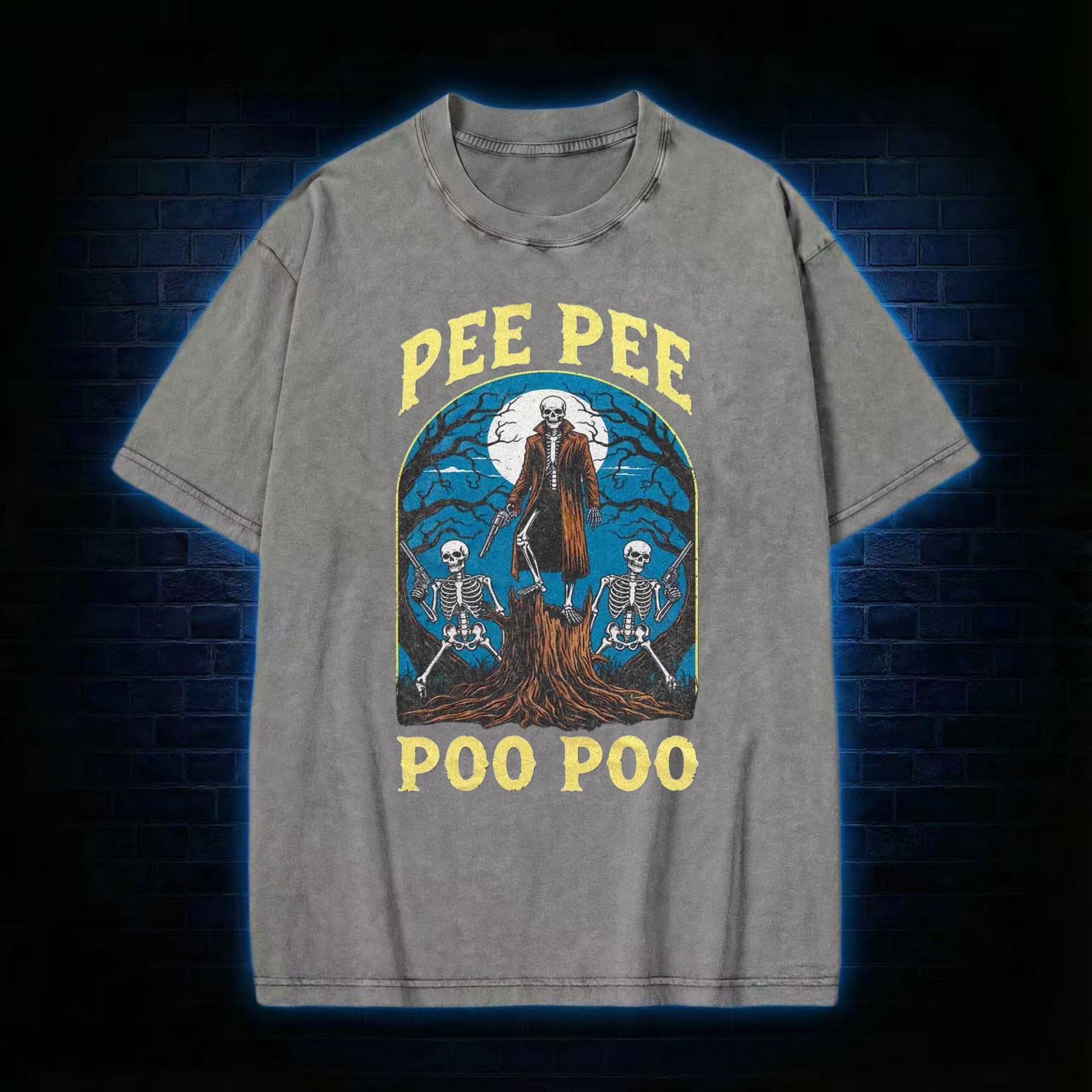 Pee Pee Poo Poo Washed T-shirt