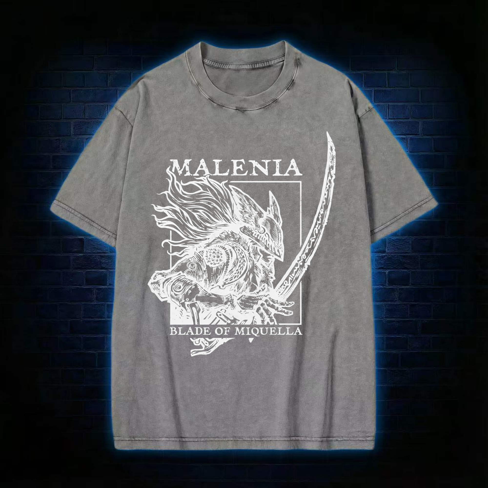 I Have Never Known Defeat Washed T-shirt