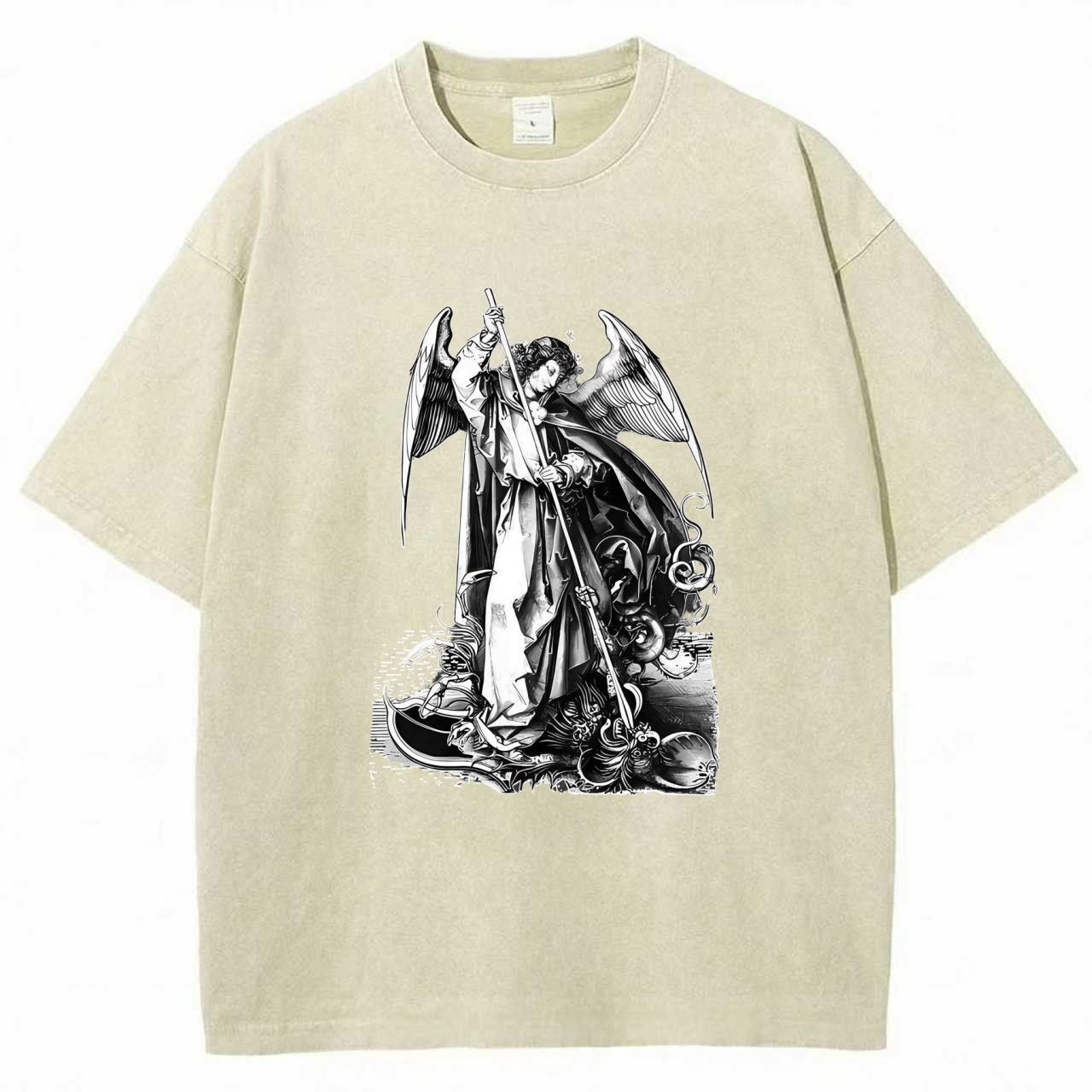 St Michael Archangel Washed T-shirt