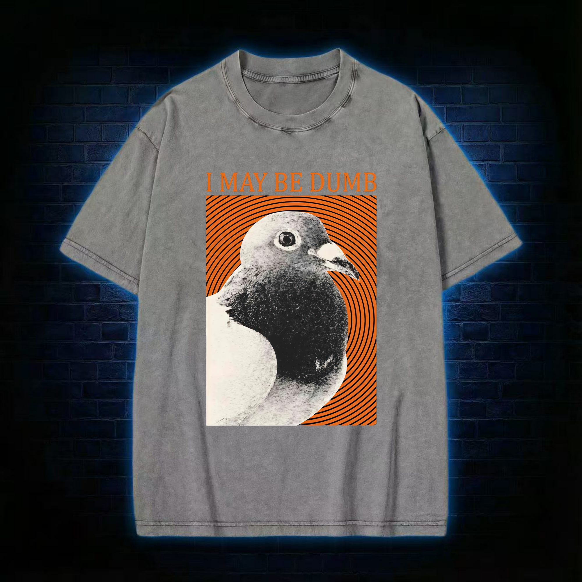 I May Be Dumb Washed T-shirt