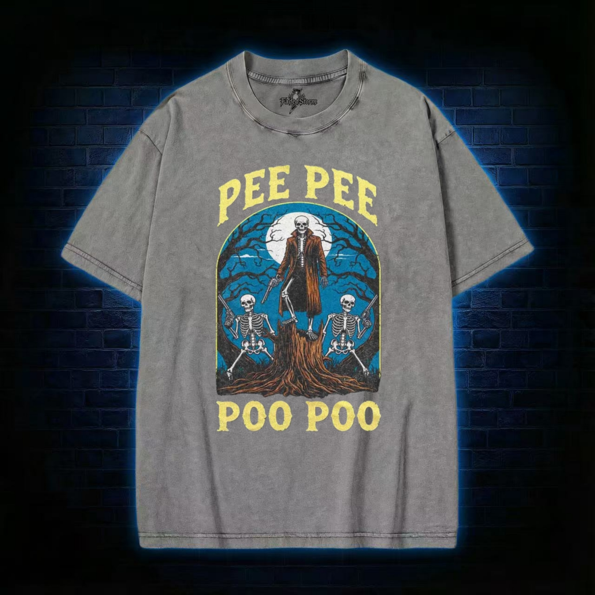 Pee Pee Poo Poo Washed T-shirt