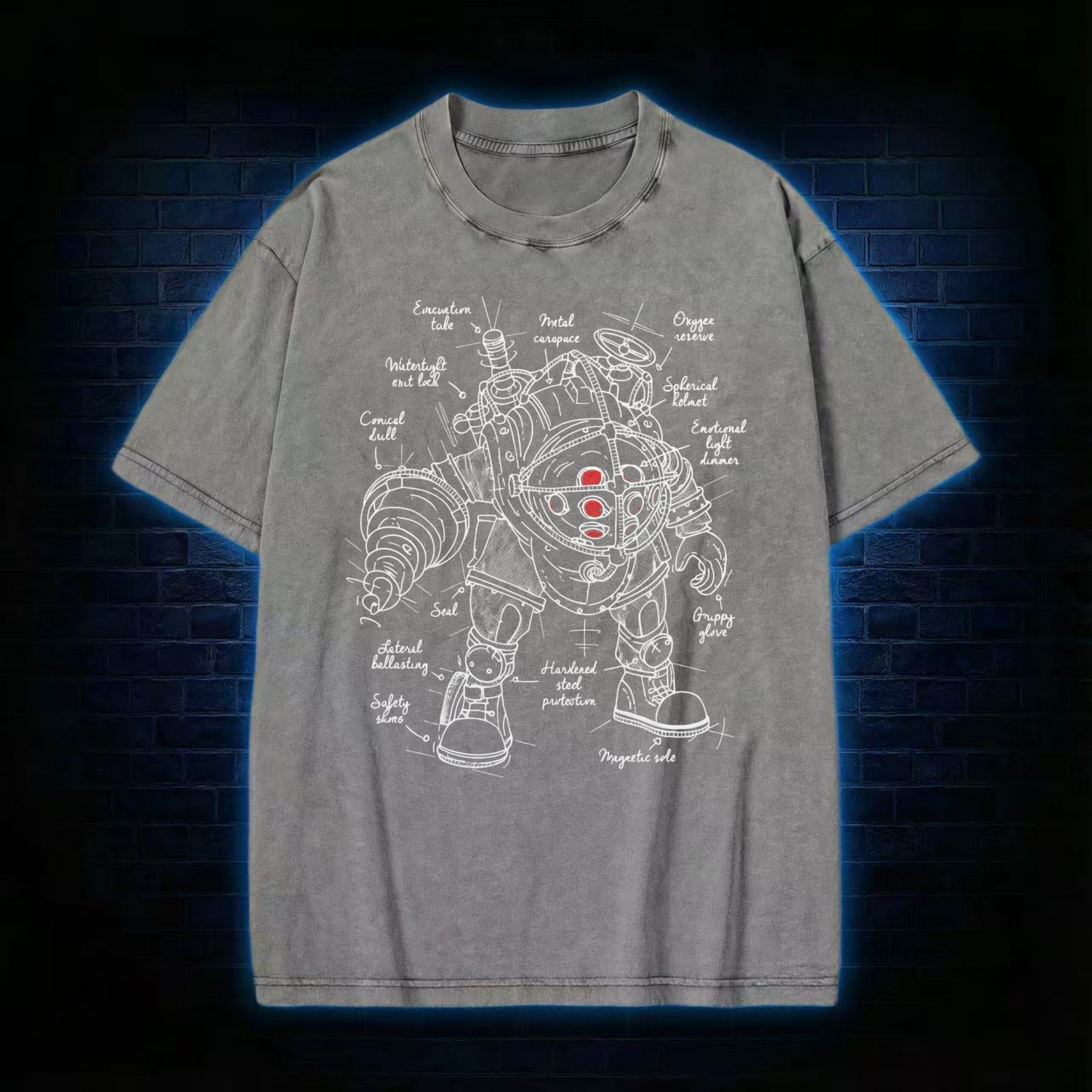 Deep-Sea Armor Washed T-shirt