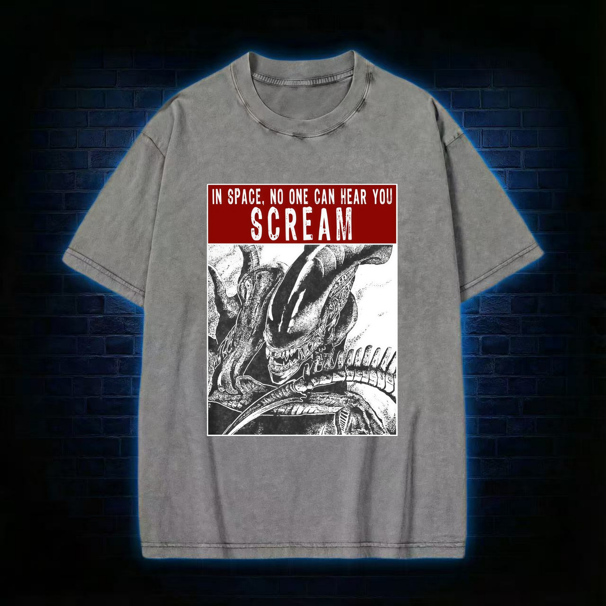 No One Can Hear Your Scream Washed T-shirt