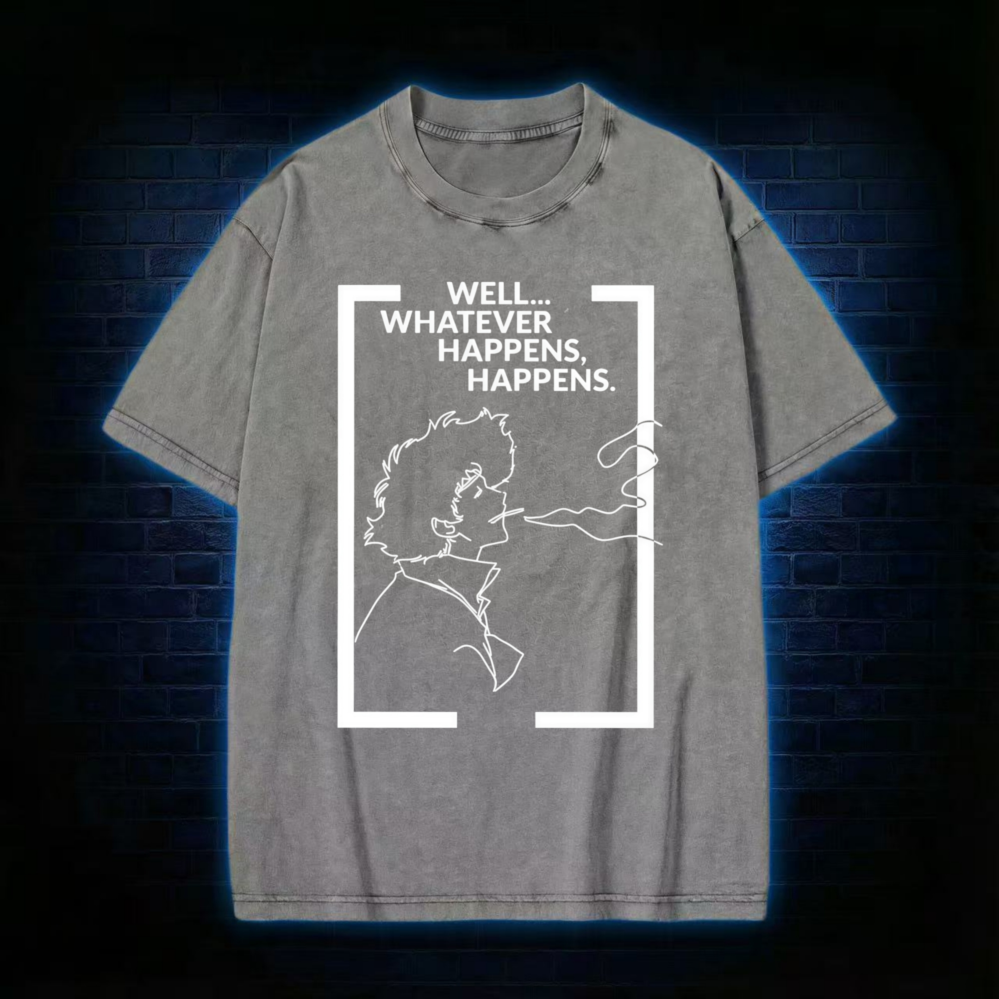 Whatever Happens Happens Washed T-shirt