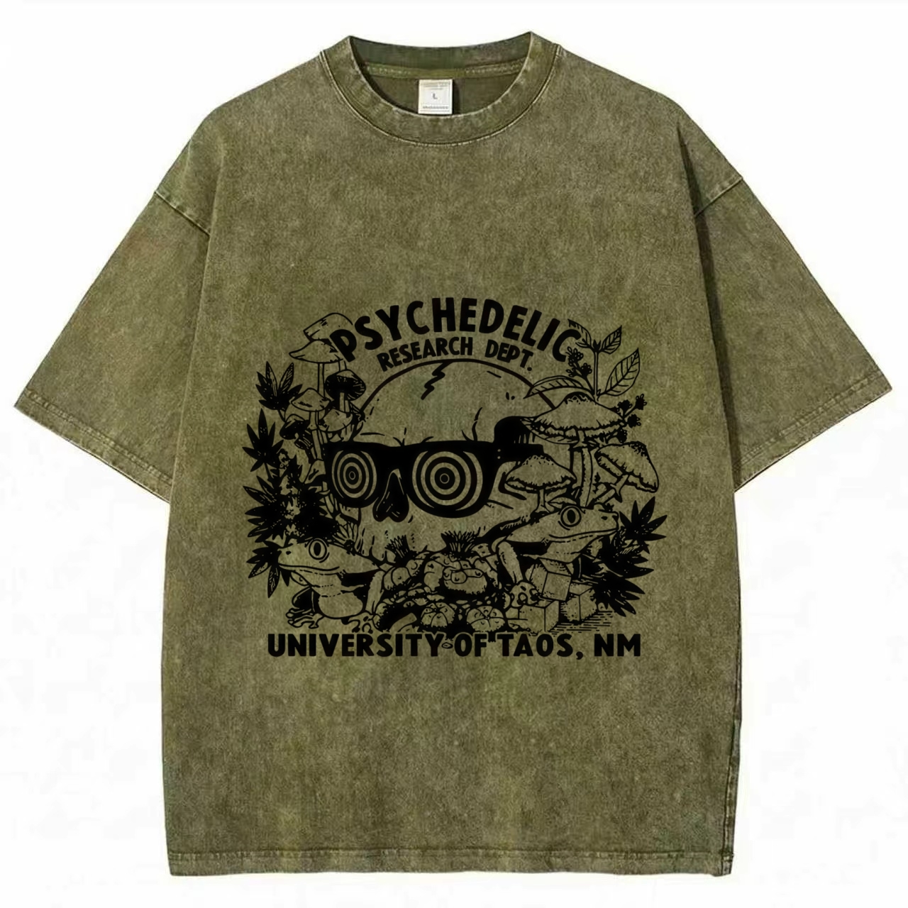 Psychedelic Research Washed T-shirt