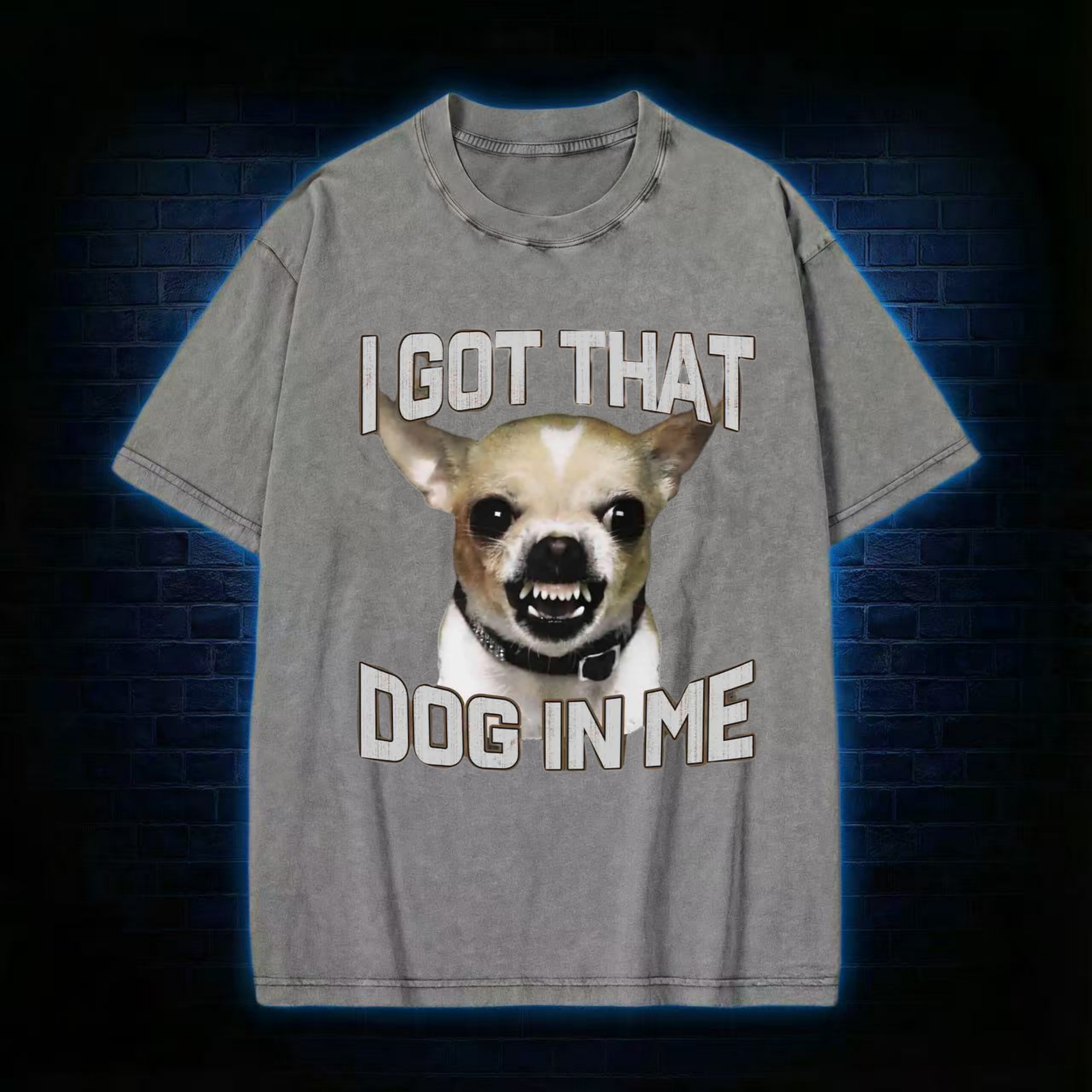 I Got That Dog in Me Washed T-shirt