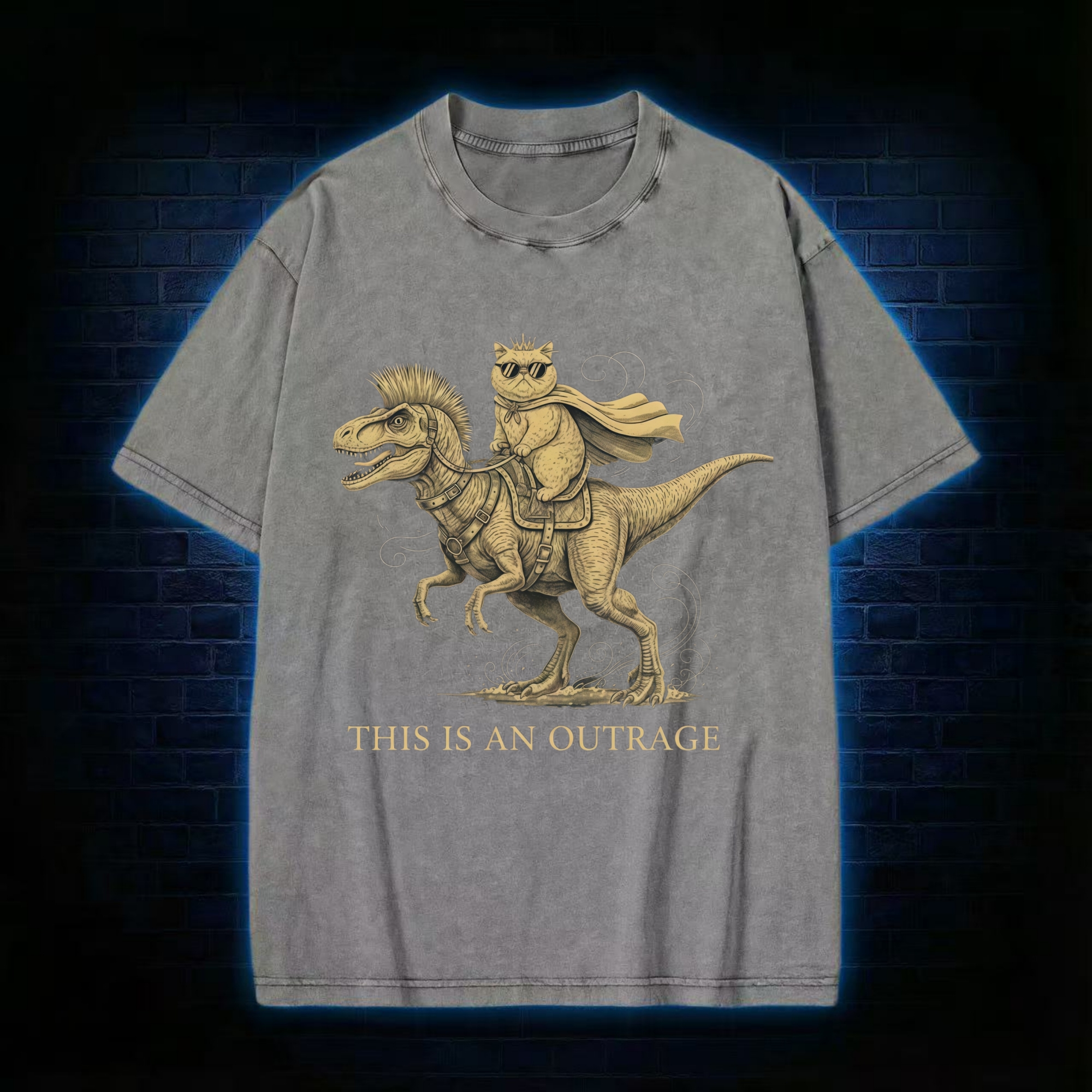 This is an Outrage Washed T-shirt