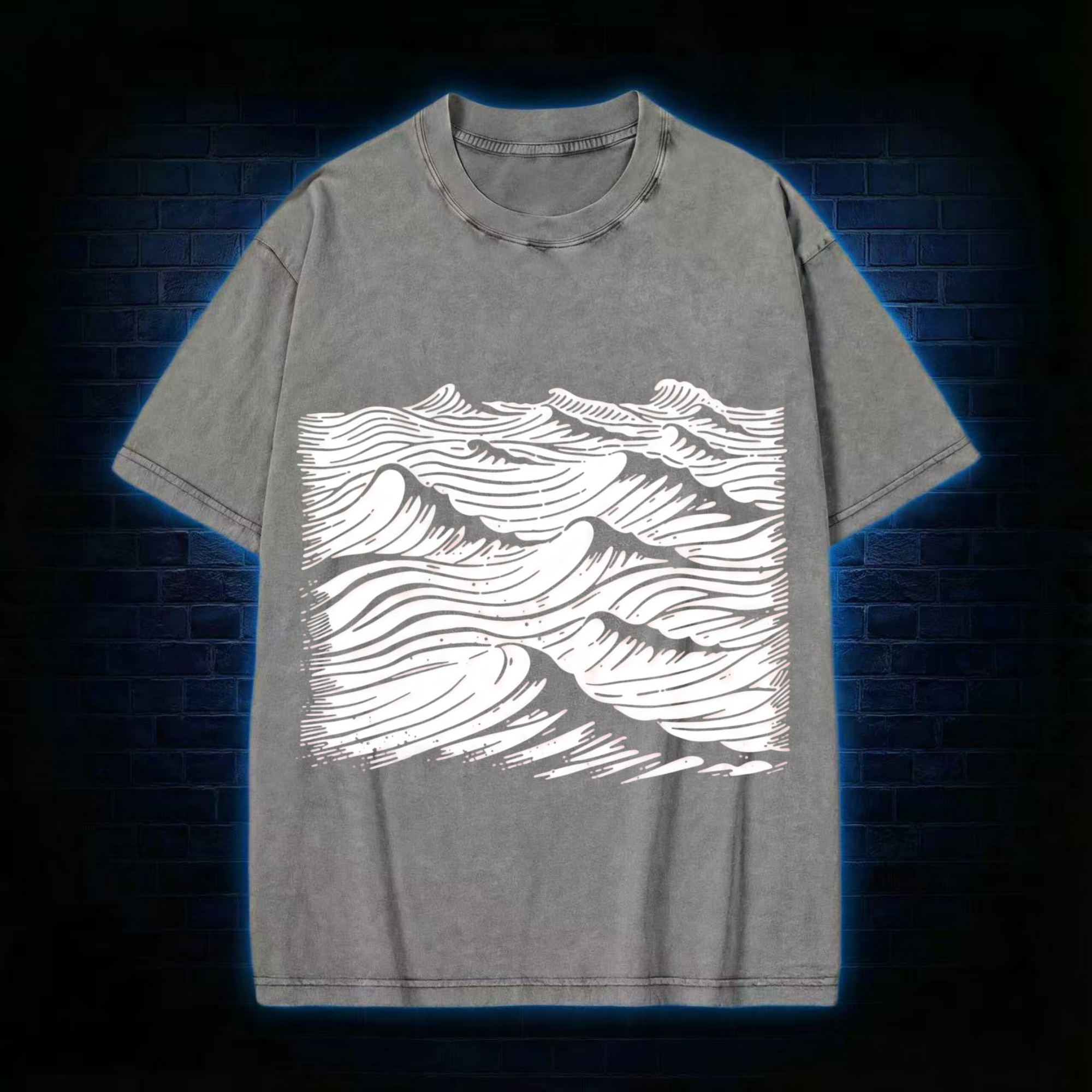 Vintage Ocean Sea Washed T-Shirt