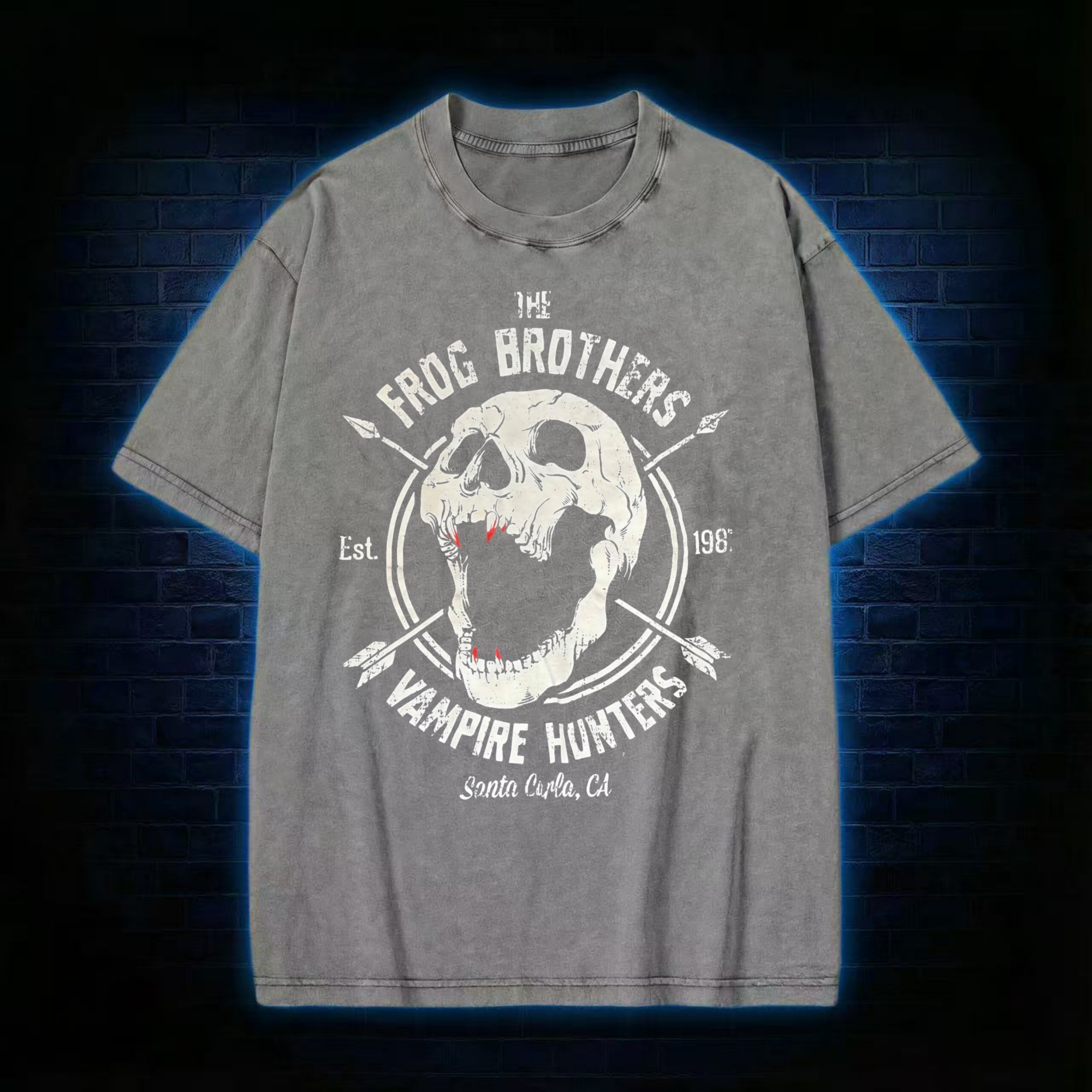 Vampire Hunters Washed T-shirt