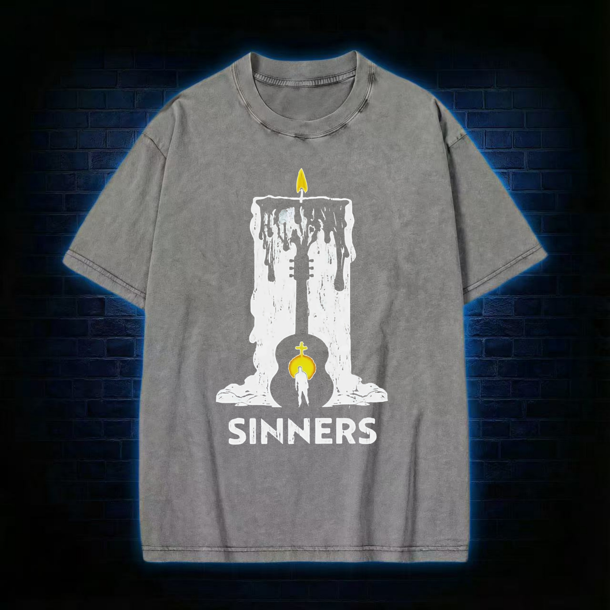 We Rule the Night Washed T-shirt