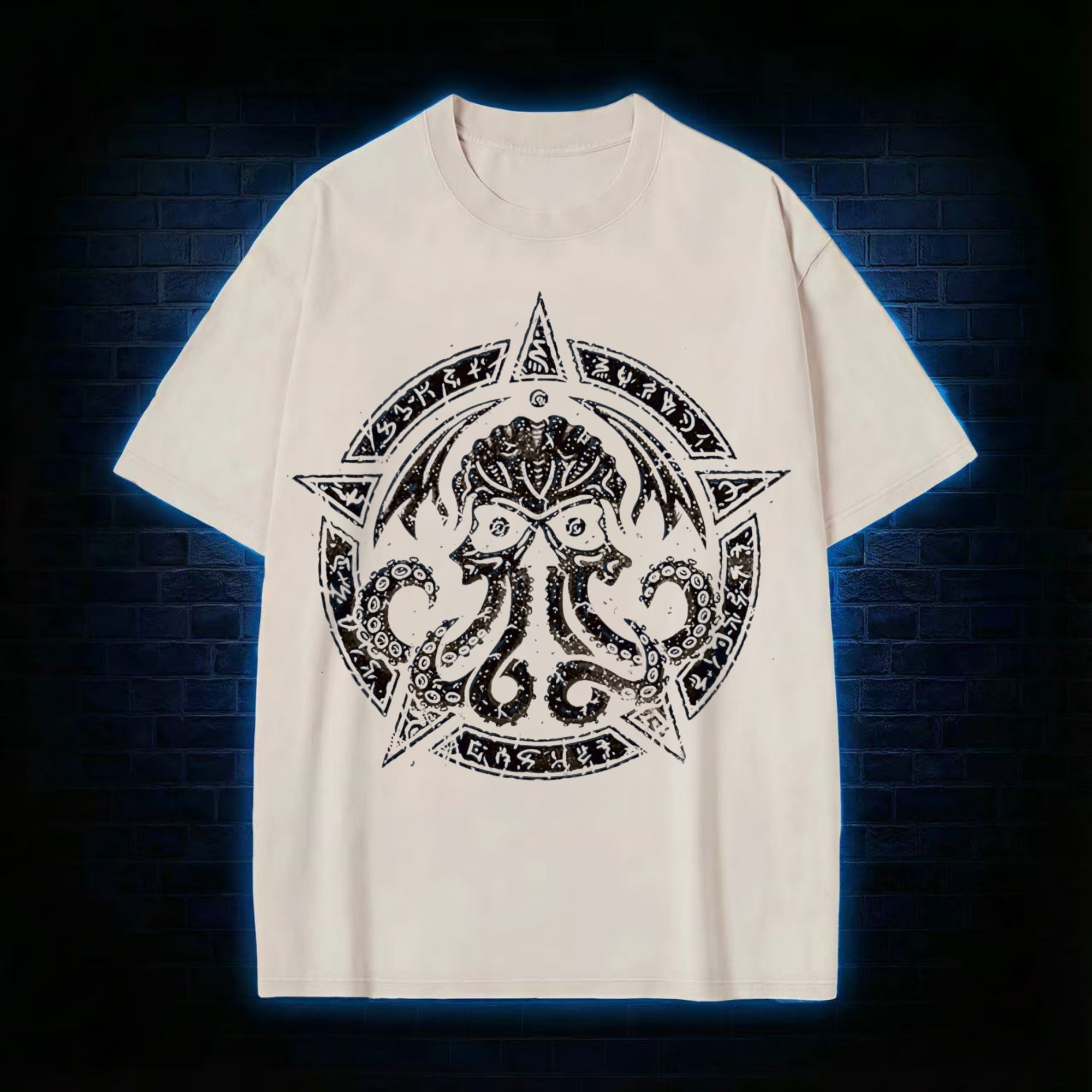 Cthulhu Fhtagn Vintage Washed T-shirt