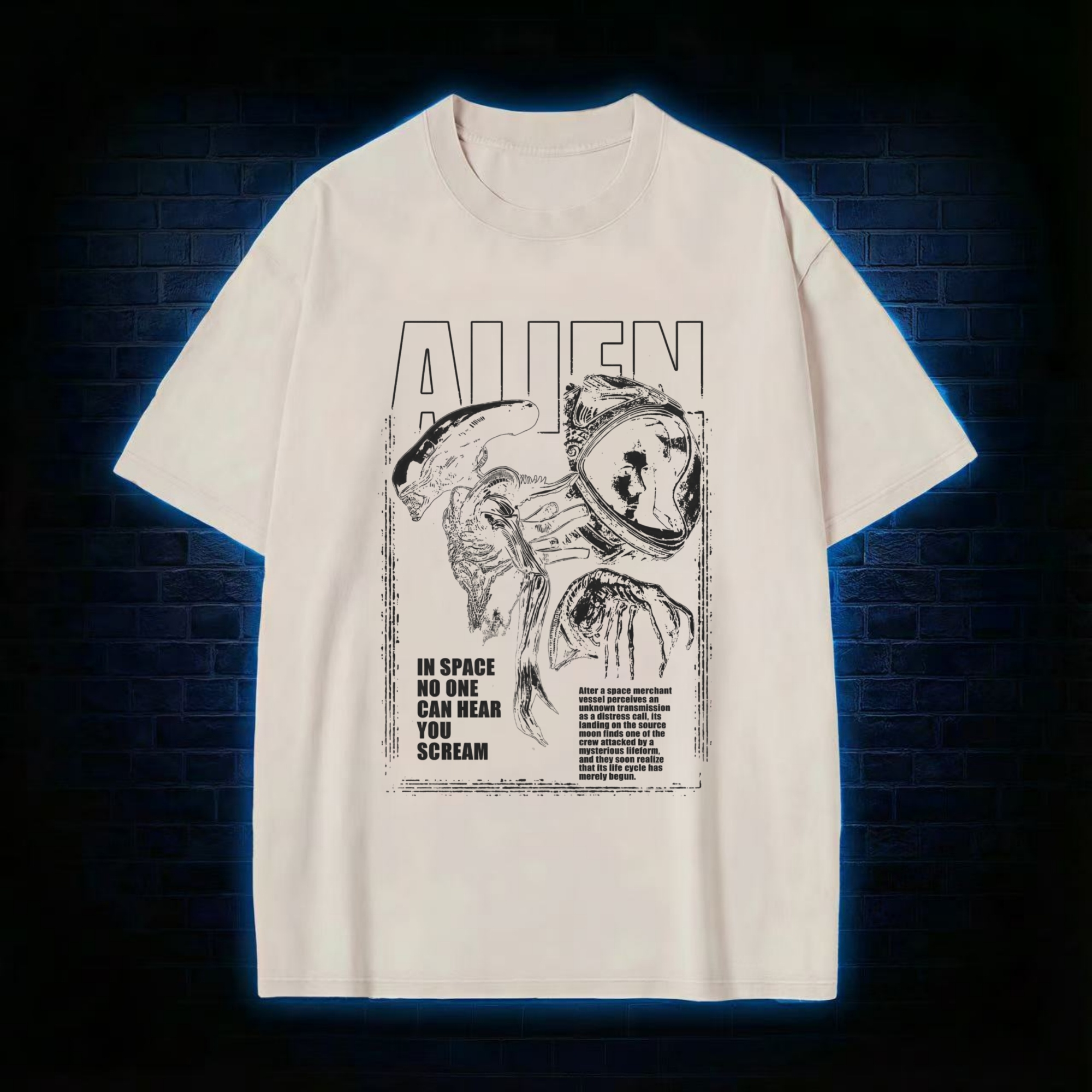Alien Space Washed T-shirt
