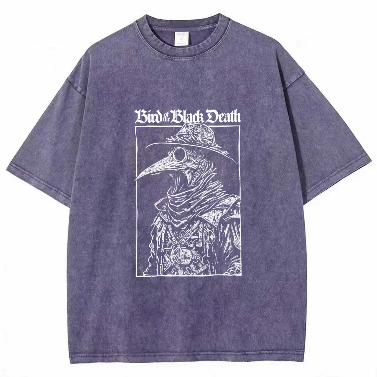 Bird of The Black Death Washed T-shirt