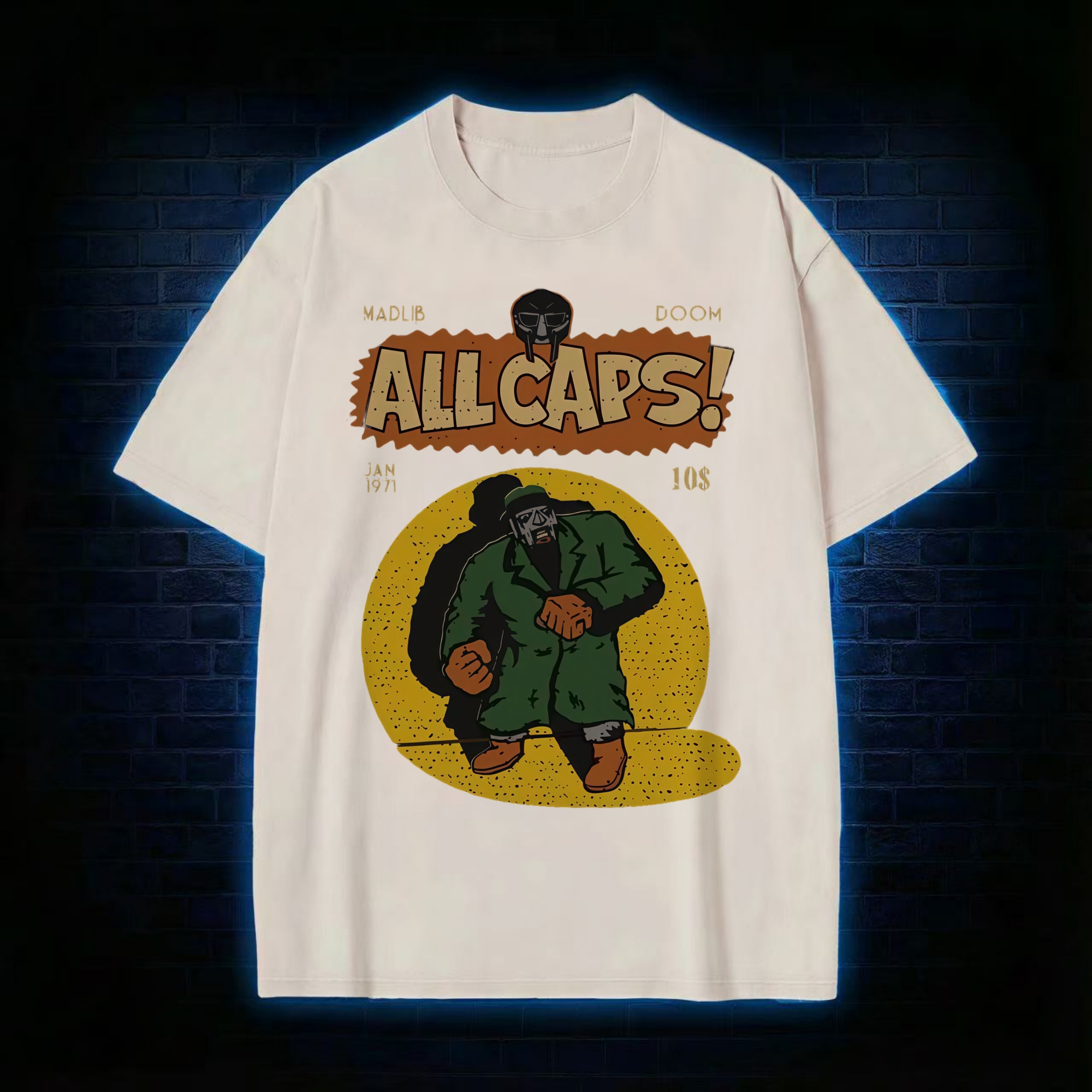 All Caps Vintage Washed T-shirt