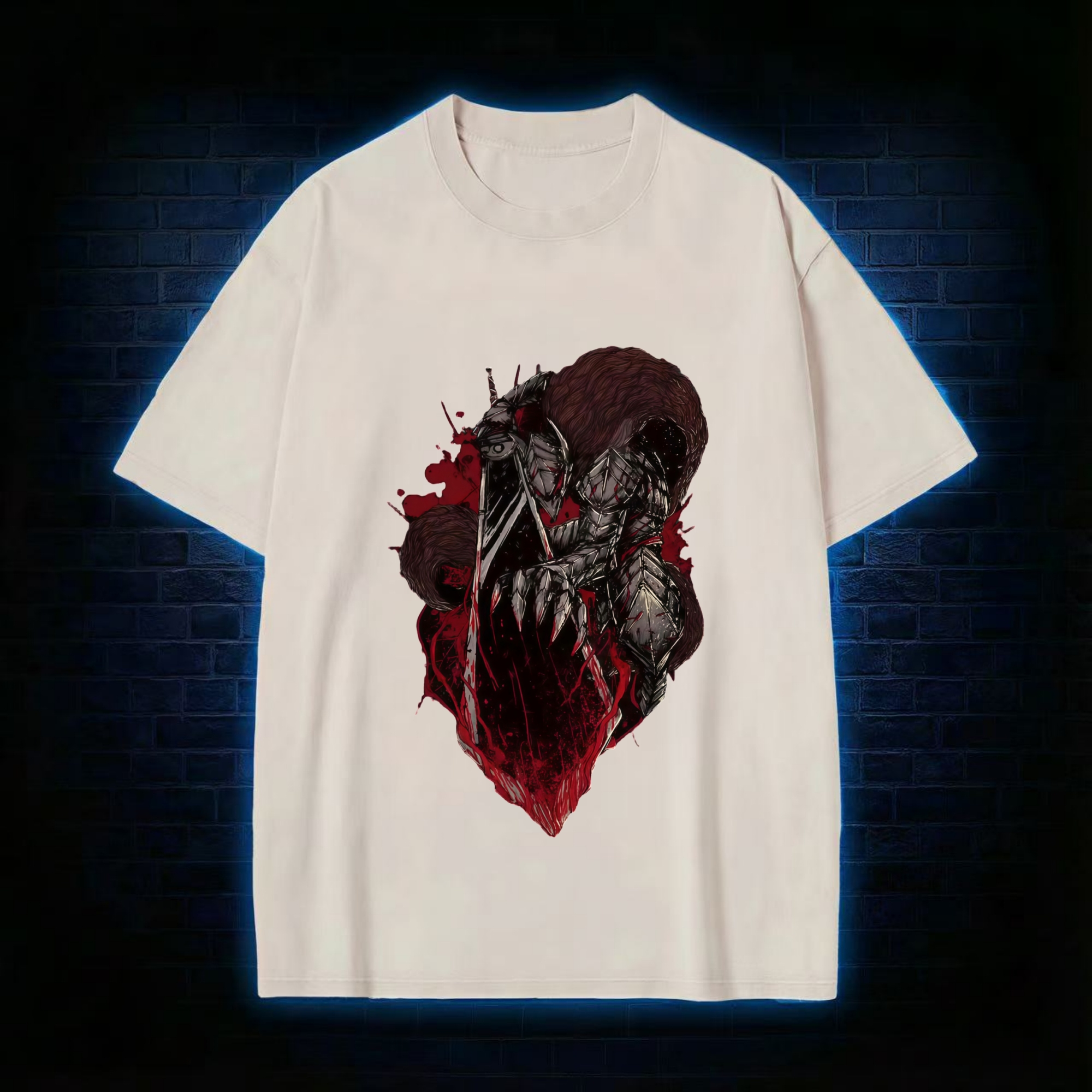 Black Swordsman Washed T-shirt