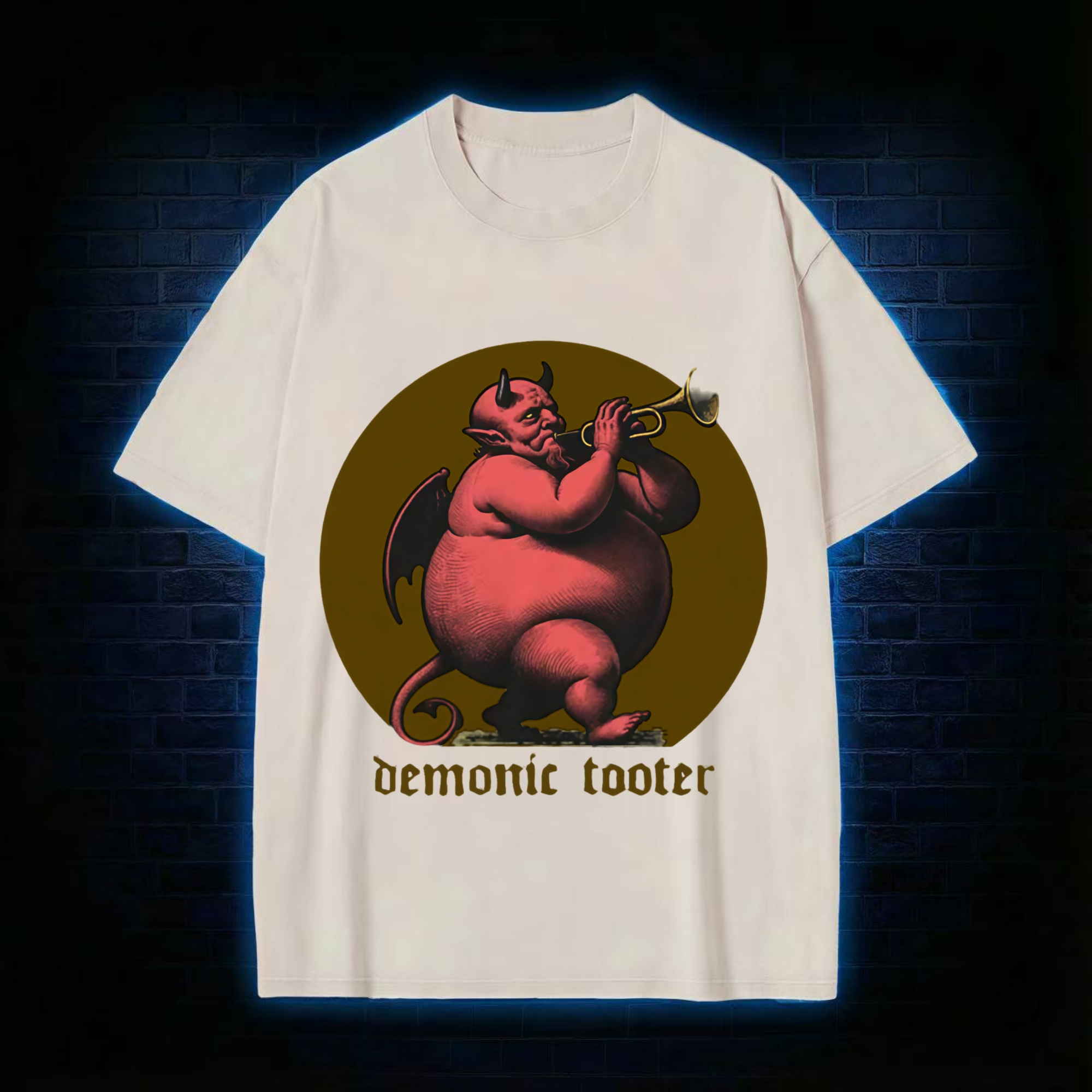 Demonic Tooter Washed T-shirt
