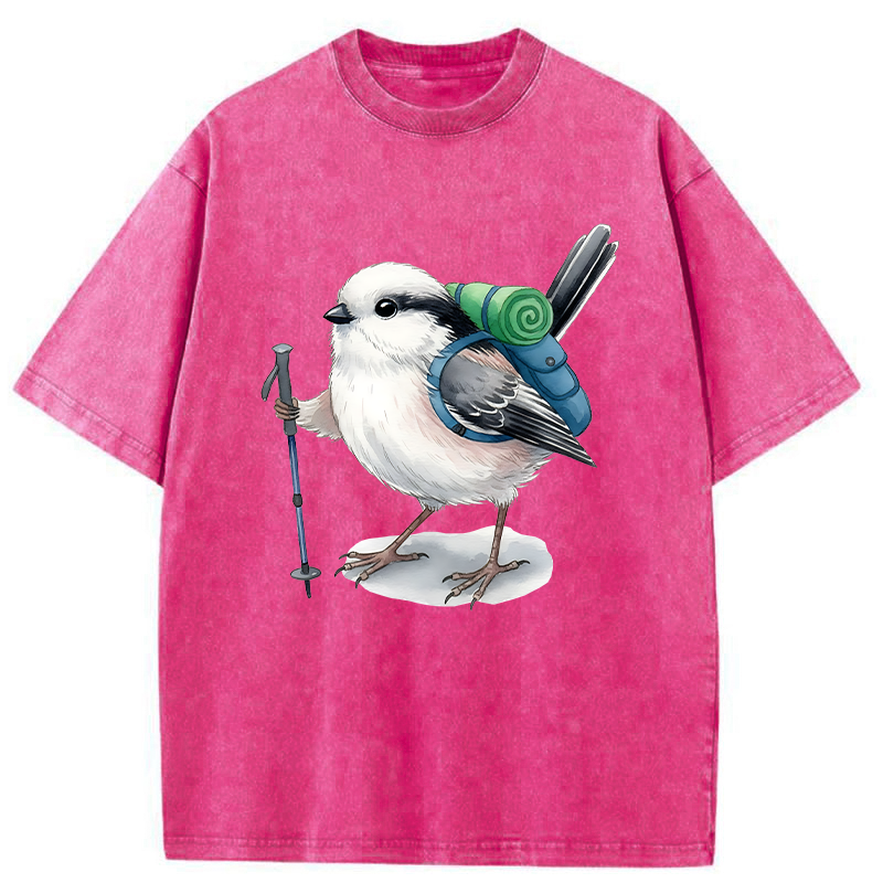 Traveling Titmouse Washed T-Shirt
