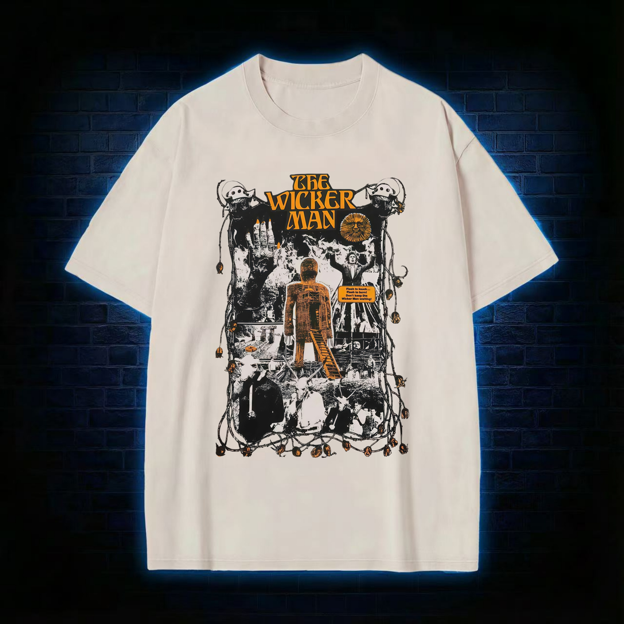 Flesh to Touch Flesh to Burn Washed T-shirt