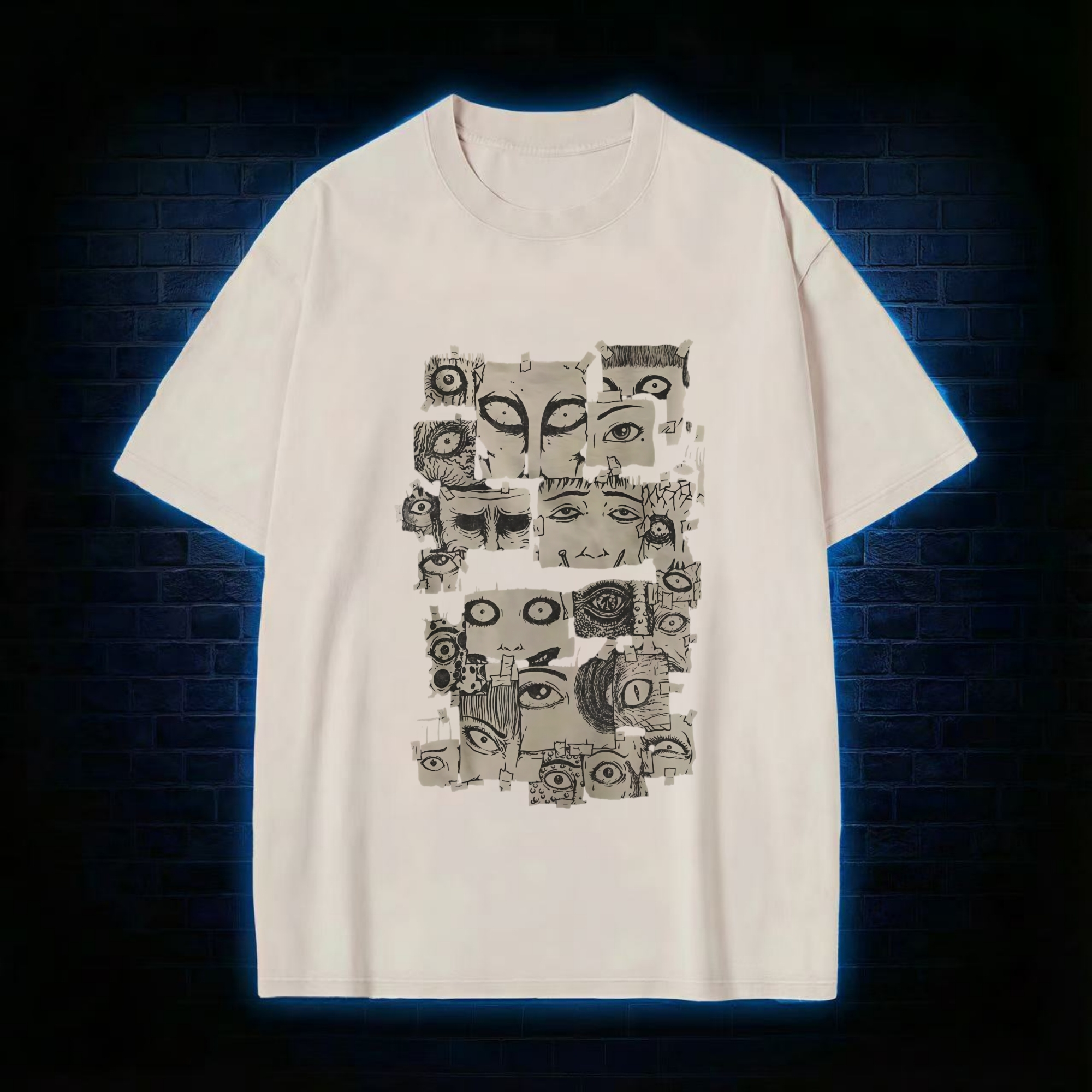 Eyes of Horrors Washed T-shirt