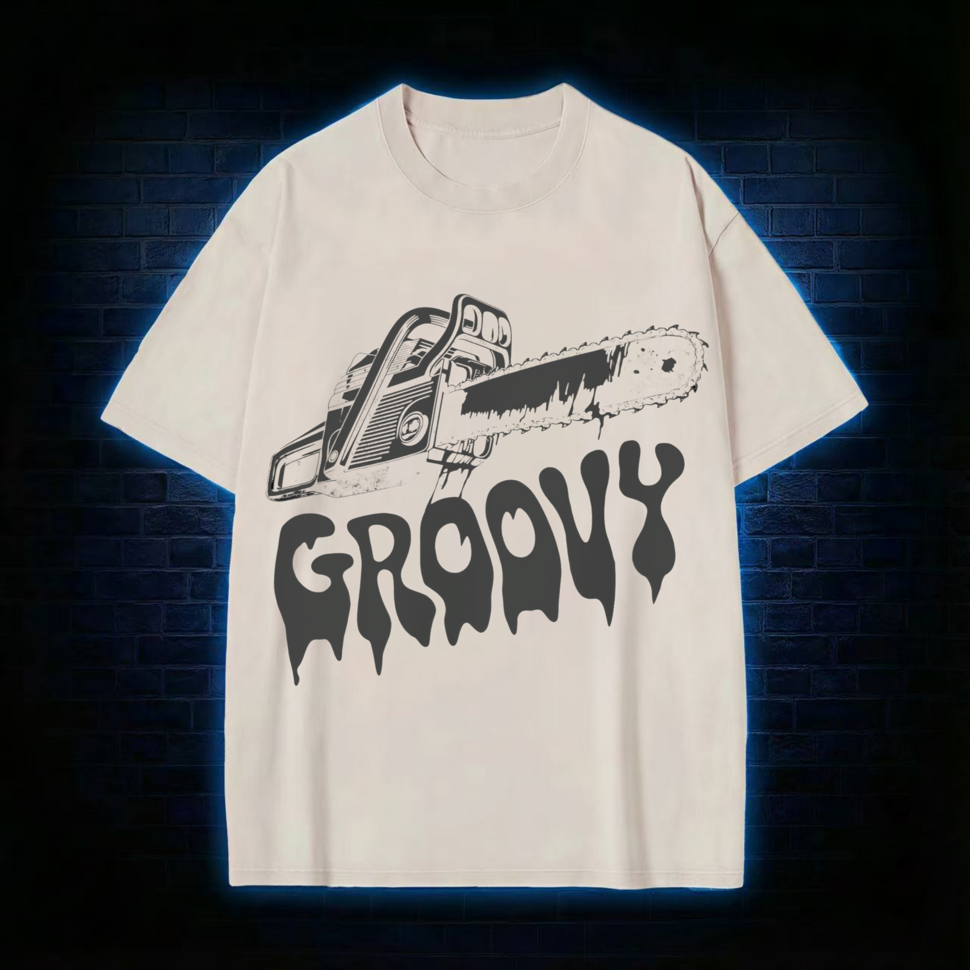 Groovy Chainsaw Washed T-shirt