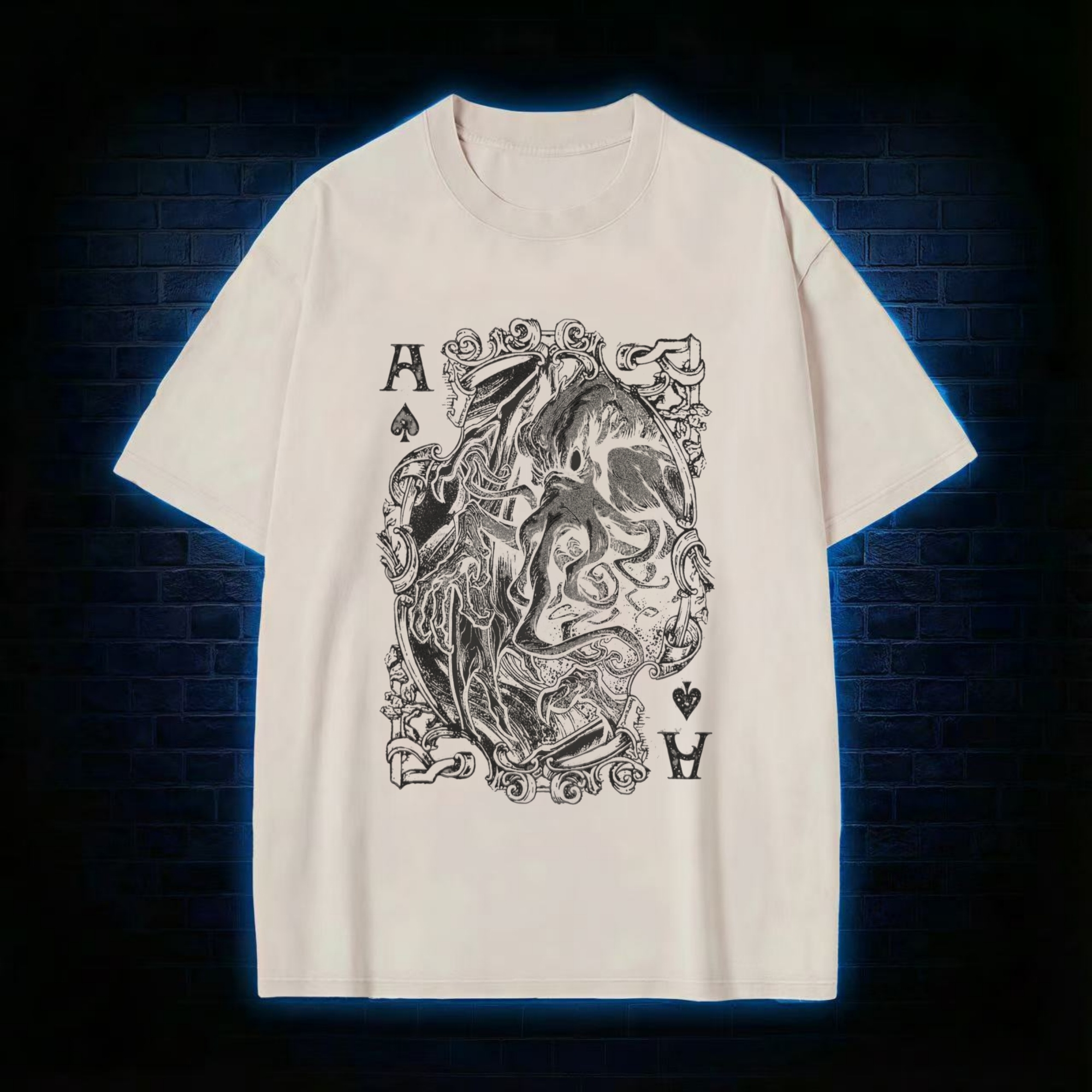 Cthulhu Mythos Cards Washed T-shirt
