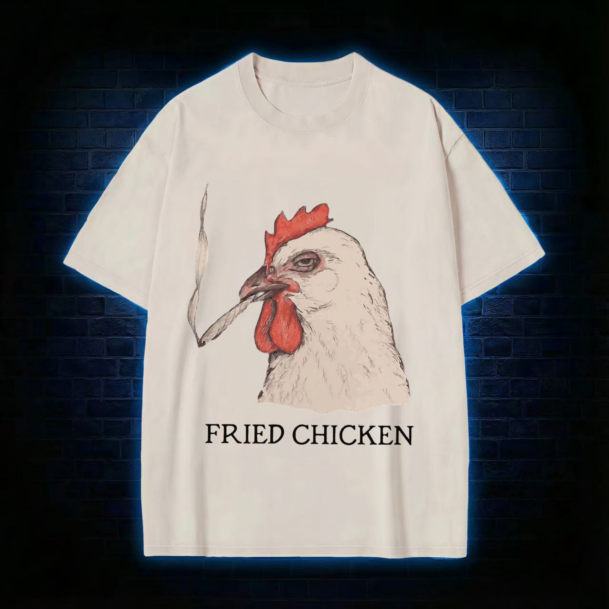 Fried Chicken Washed T-shirt
