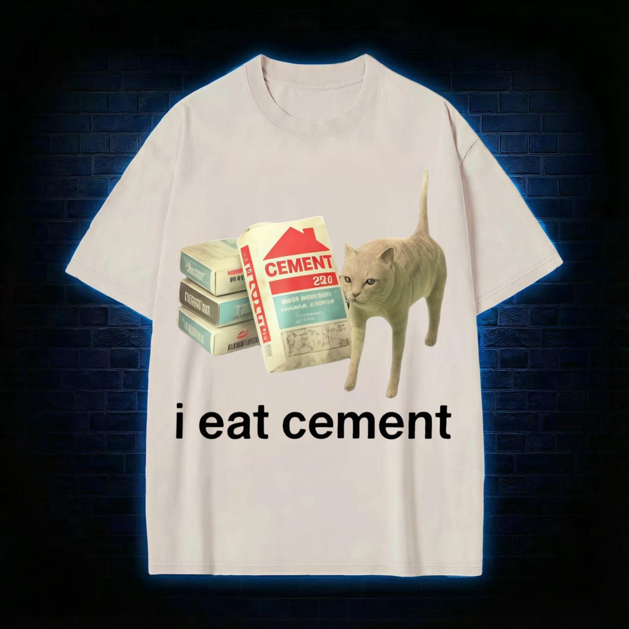I Eat Cement Washed T-shirt
