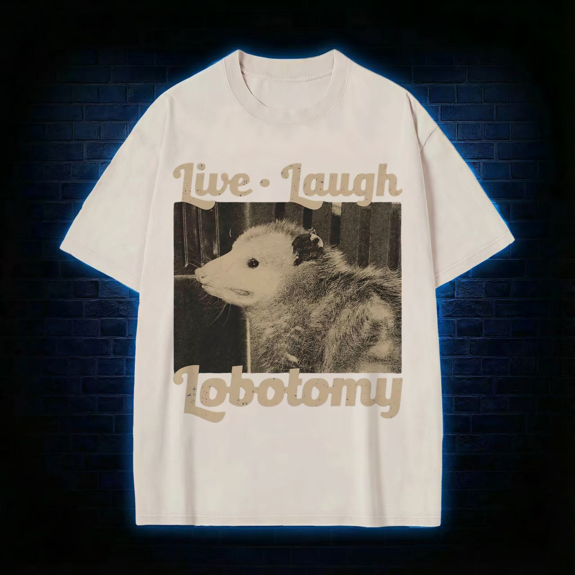 Live Laugh Lobotomy Washed T-shirt