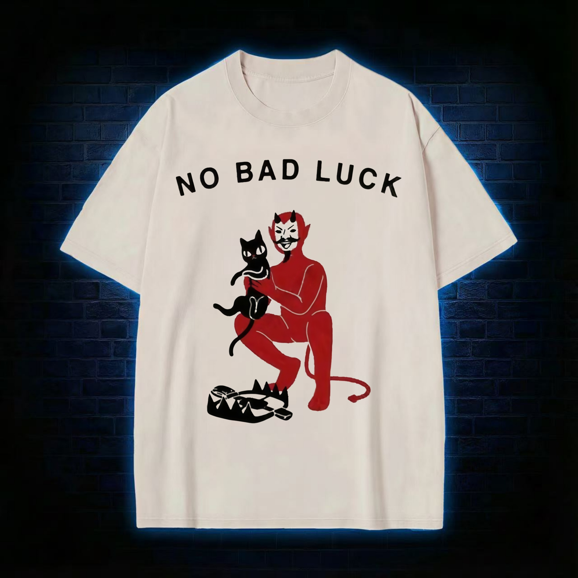 No Bad Luck Washed T-shirt